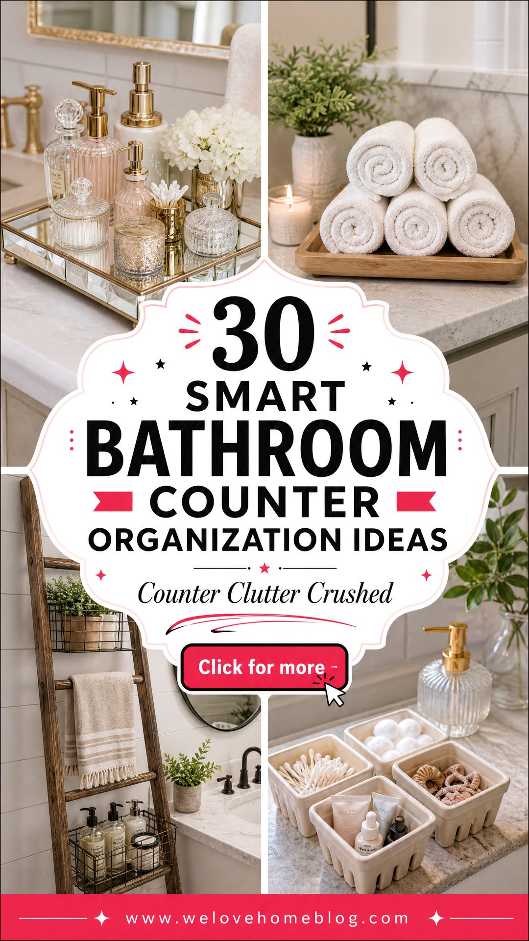 30 Smart Bathroom Counter Organization Ideas for Clutter - 30 Smart Bathroom Counter Organization Ideas for Clutter