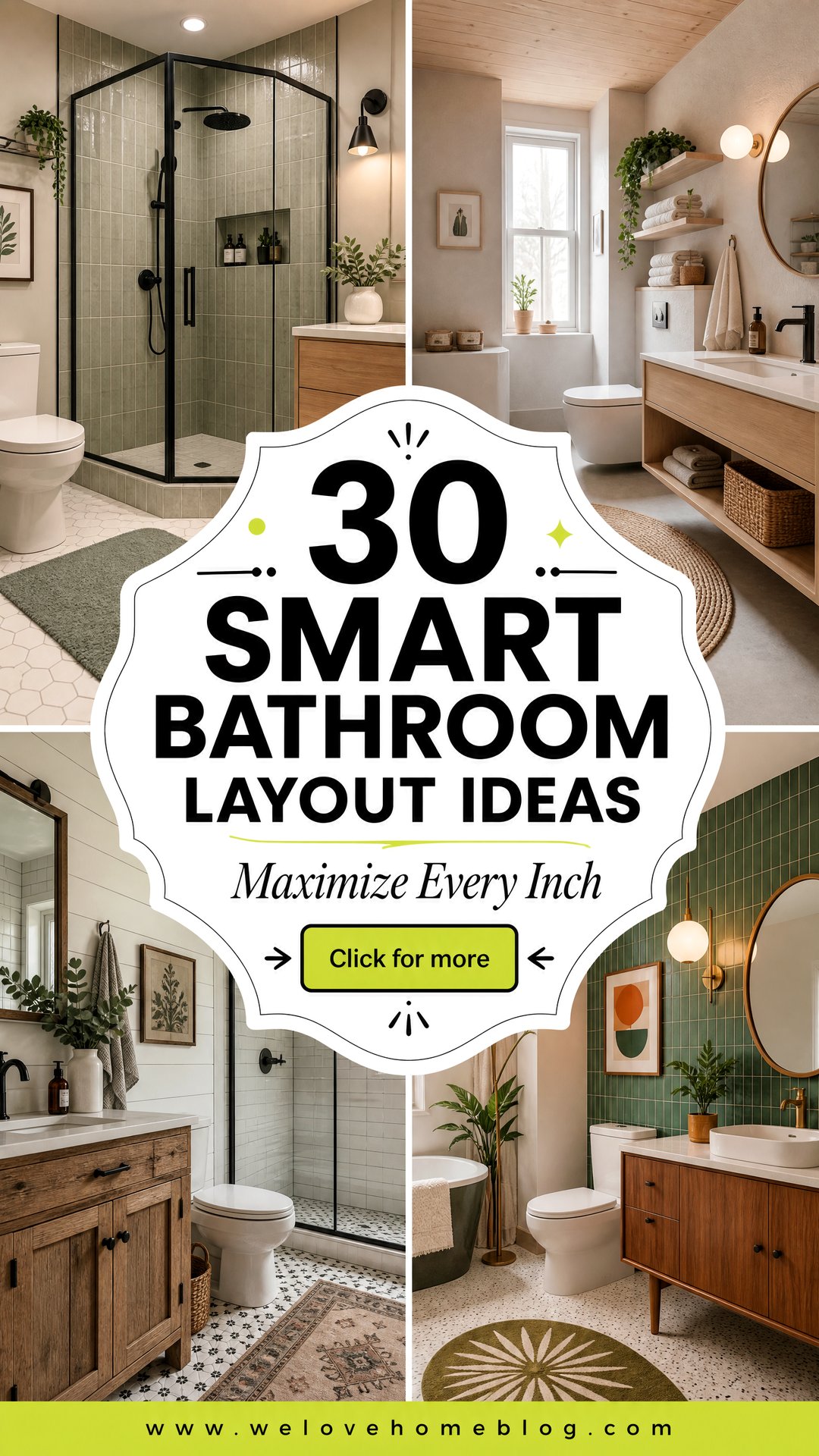 30 Smart Bathroom Layout Ideas to Maximize Your Space - 30 Smart Bathroom Layout Ideas to Maximize Your Space