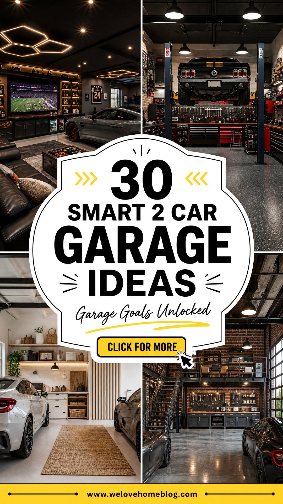 30 Smart 2 Car Garage Ideas to Maximize Space - 30 Smart 2 Car Garage Ideas to Maximize Space