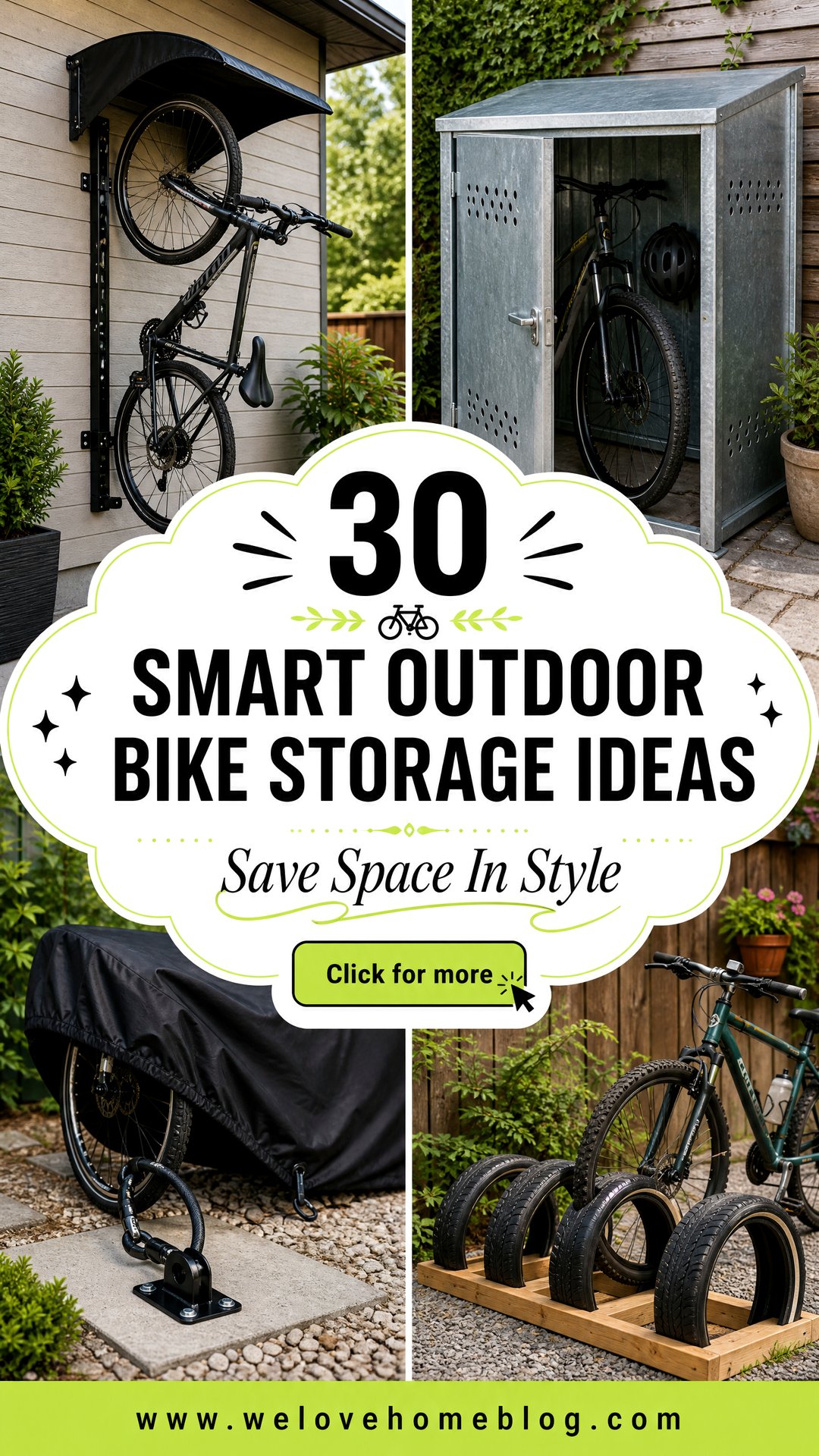 30 Smart Outdoor Bike Storage Ideas to Save Your Space - 30 Smart Outdoor Bike Storage Ideas to Save Your Space
