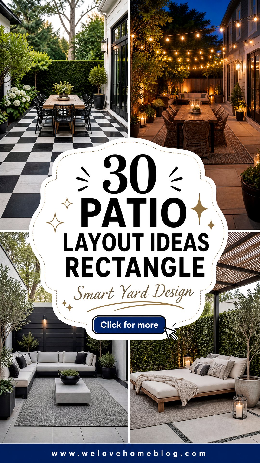 30 Smart Patio Layout Ideas Rectangle for Your Yard - 30 Smart Patio Layout Ideas Rectangle for Your Yard