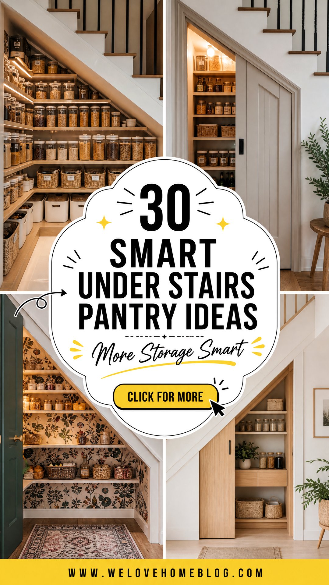 30 Smart Under Stairs Pantry Ideas for More Storage - 30 Smart Under Stairs Pantry Ideas for More Storage