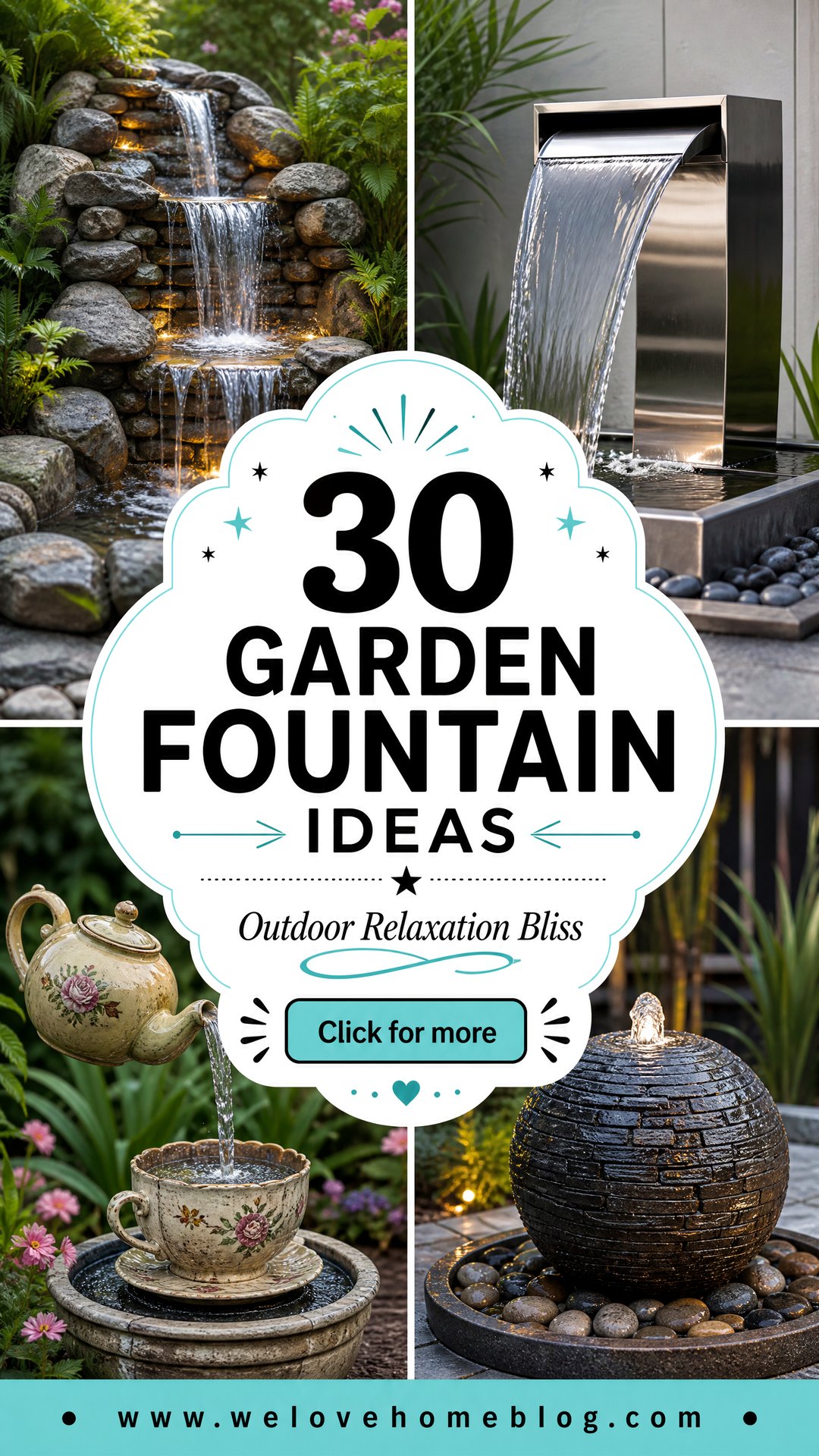 30 Soothing Garden Fountain Ideas for Outdoor Relaxation - 30 Soothing Garden Fountain Ideas for Outdoor Relaxation