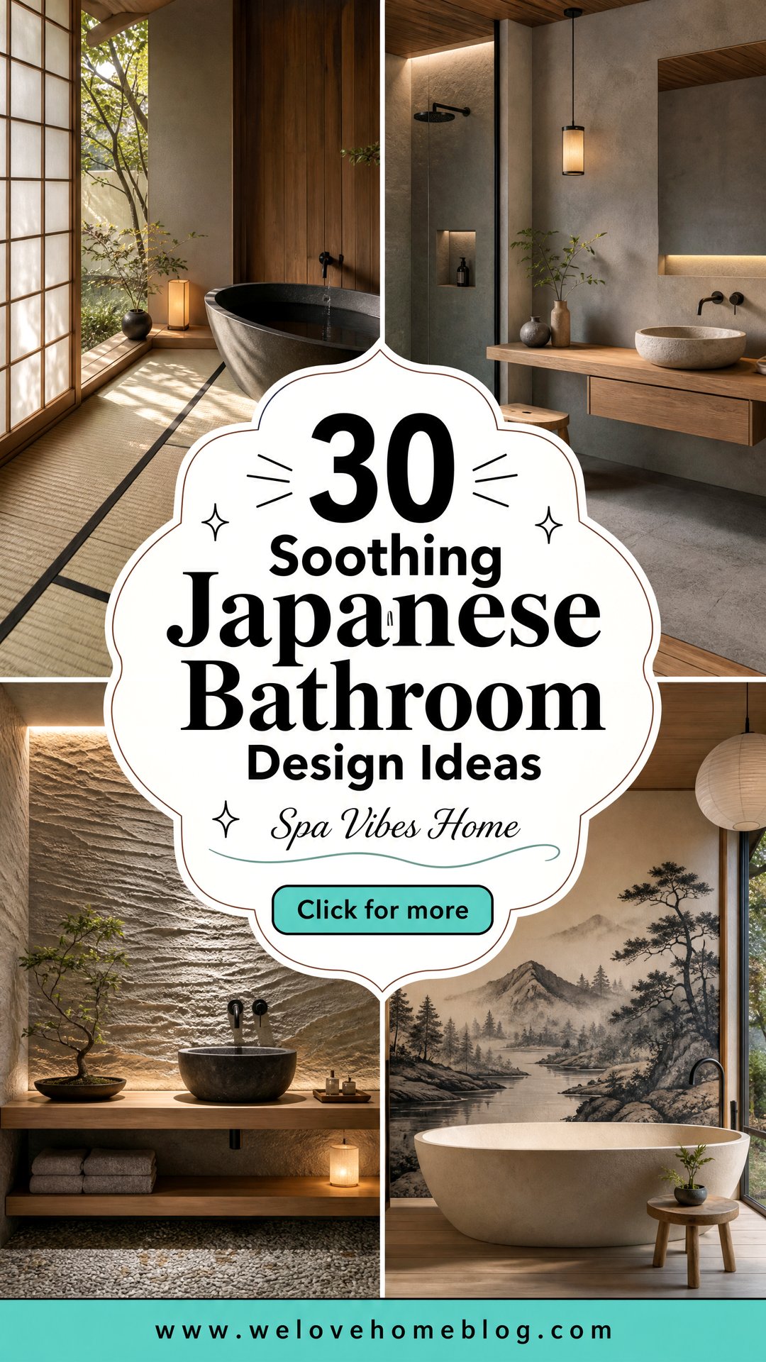 30 Soothing Japanese Bathroom Design Ideas for a Spa - 30 Soothing Japanese Bathroom Design Ideas for a Spa