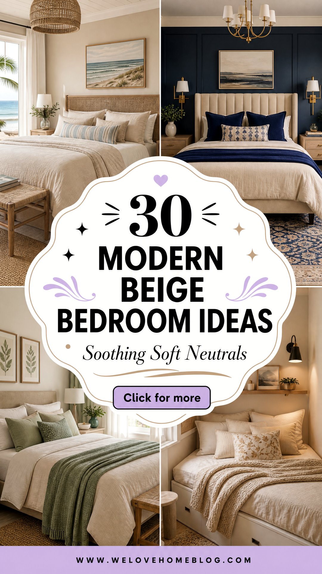 30 Soothing Modern Beige Bedroom Ideas for You - 30 Soothing Modern Beige Bedroom Ideas for You