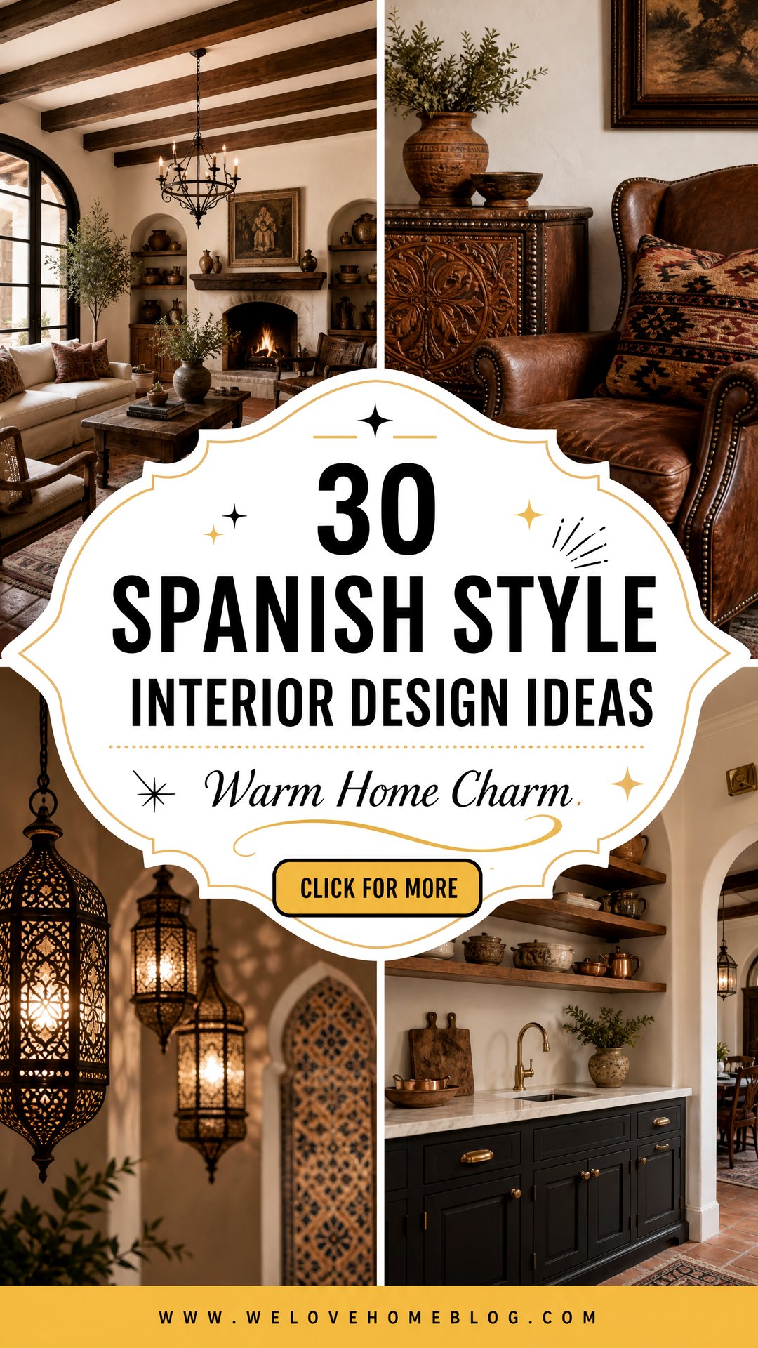 30 Spanish Style Interior Design Ideas for a Warm Home - 30 Spanish Style Interior Design Ideas for a Warm Home