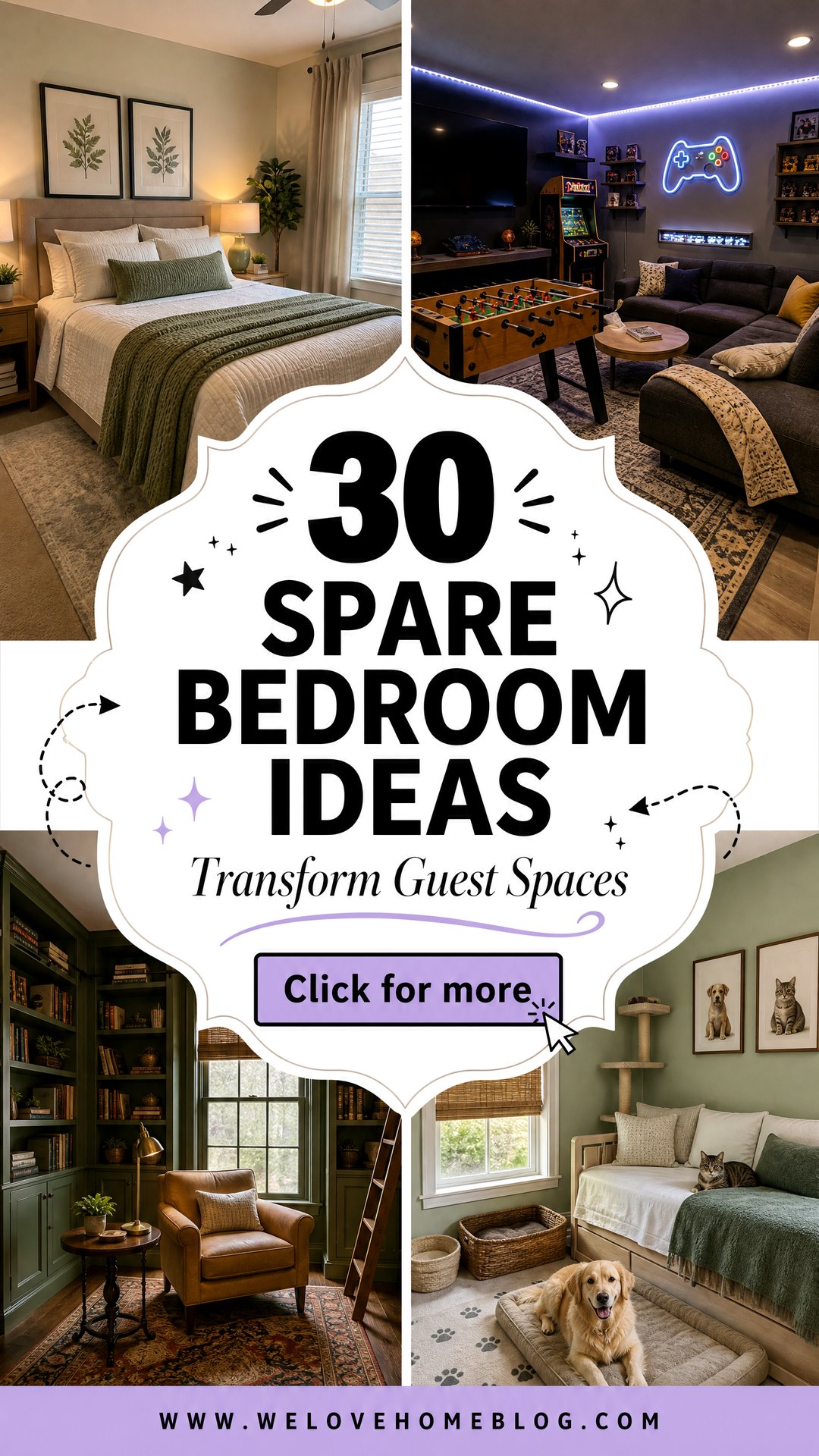 30 Spare Bedroom Ideas to Transform Your Guest Space - 30 Spare Bedroom Ideas to Transform Your Guest Space