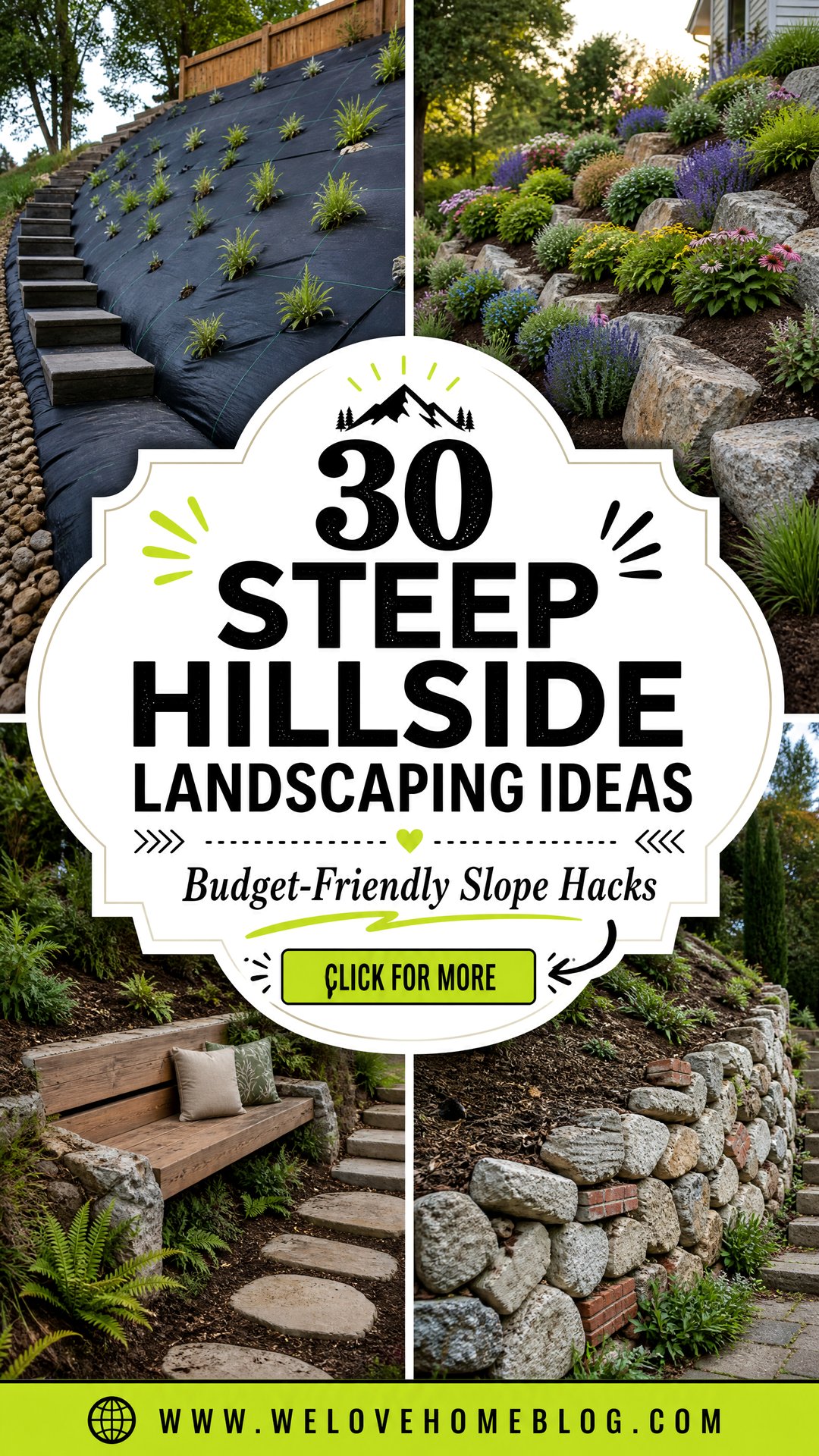 30 Steep Hillside Landscaping Ideas on a Budget - 30 Steep Hillside Landscaping Ideas on a Budget