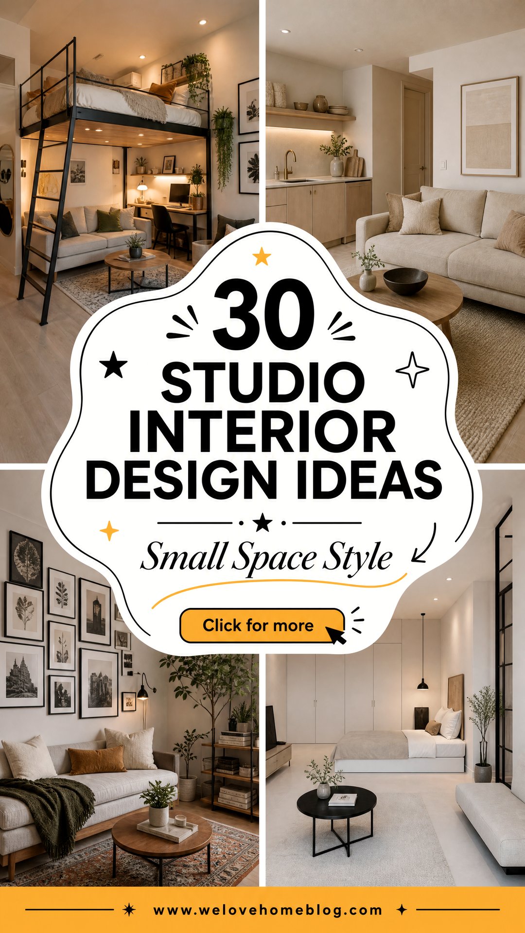 30 Studio Interior Design Ideas for Small Lifestyles - 30 Studio Interior Design Ideas for Small Lifestyles
