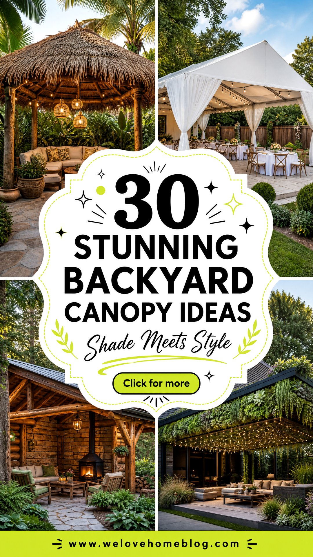 30 Stunning Backyard Canopy Ideas for Shade and Style - 30 Stunning Backyard Canopy Ideas for Shade and Style
