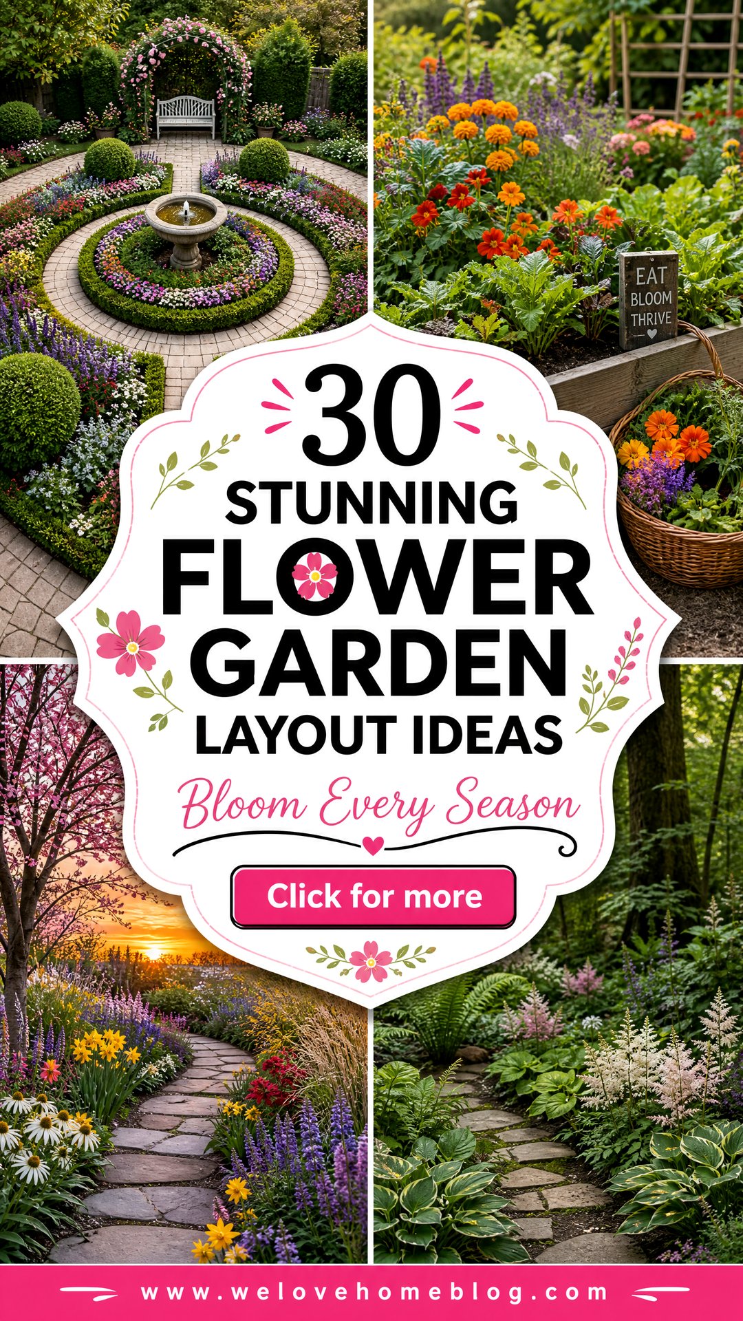 30 Stunning Flower Garden Layout Ideas for Every Yard - 30 Stunning Flower Garden Layout Ideas for Every Yard