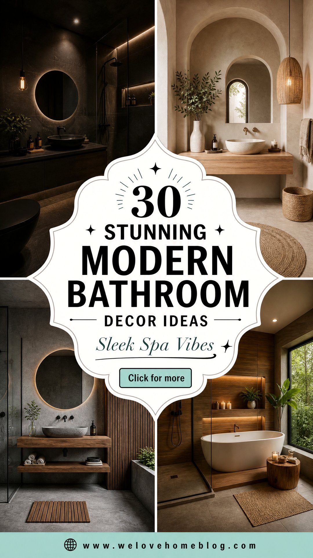 30 Stunning Modern Bathroom Decor Ideas to Copy - 30 Stunning Modern Bathroom Decor Ideas to Copy