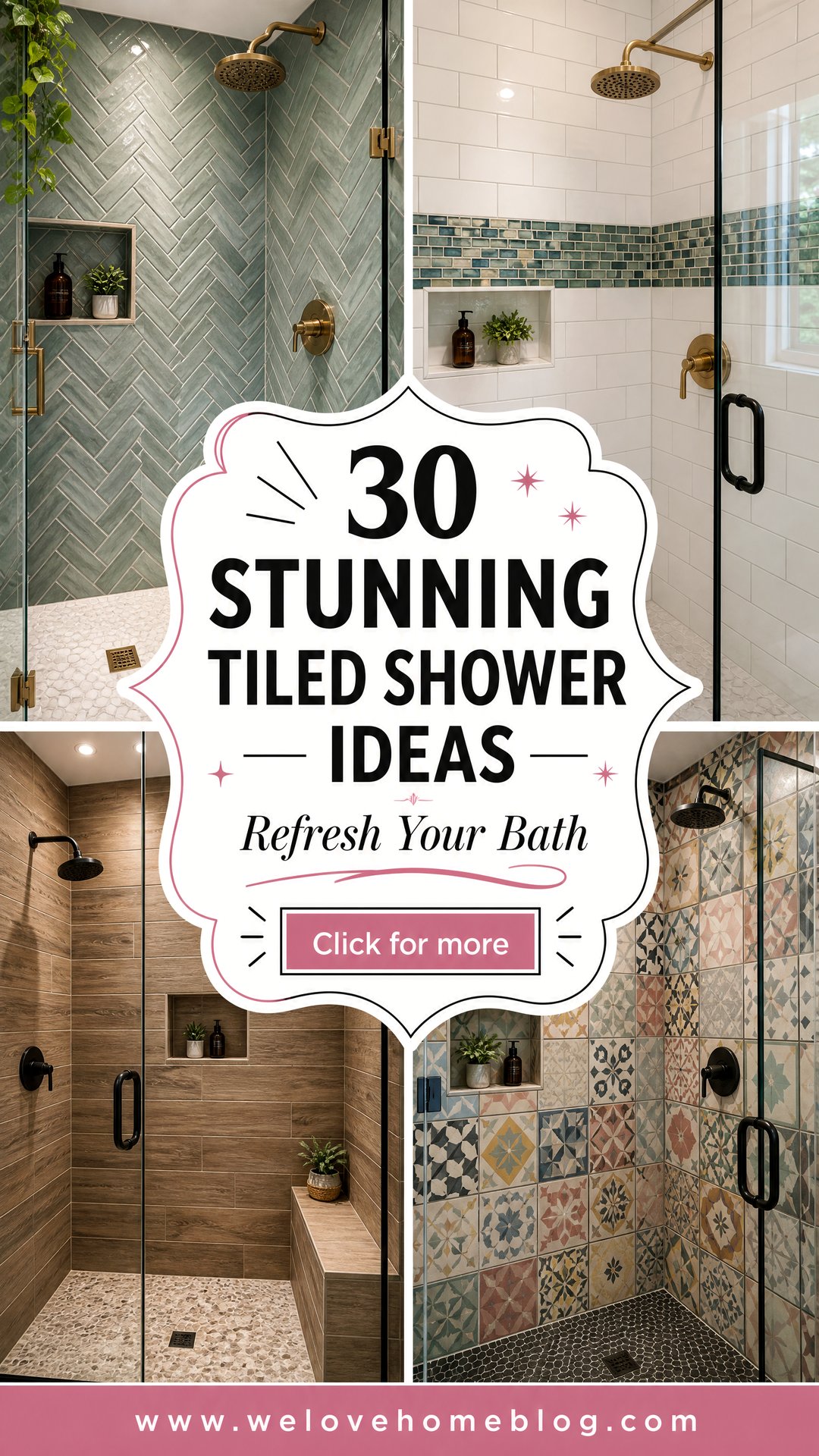 30 Stunning Tiled Shower Ideas for Your Bathroom - 30 Stunning Tiled Shower Ideas for Your Bathroom