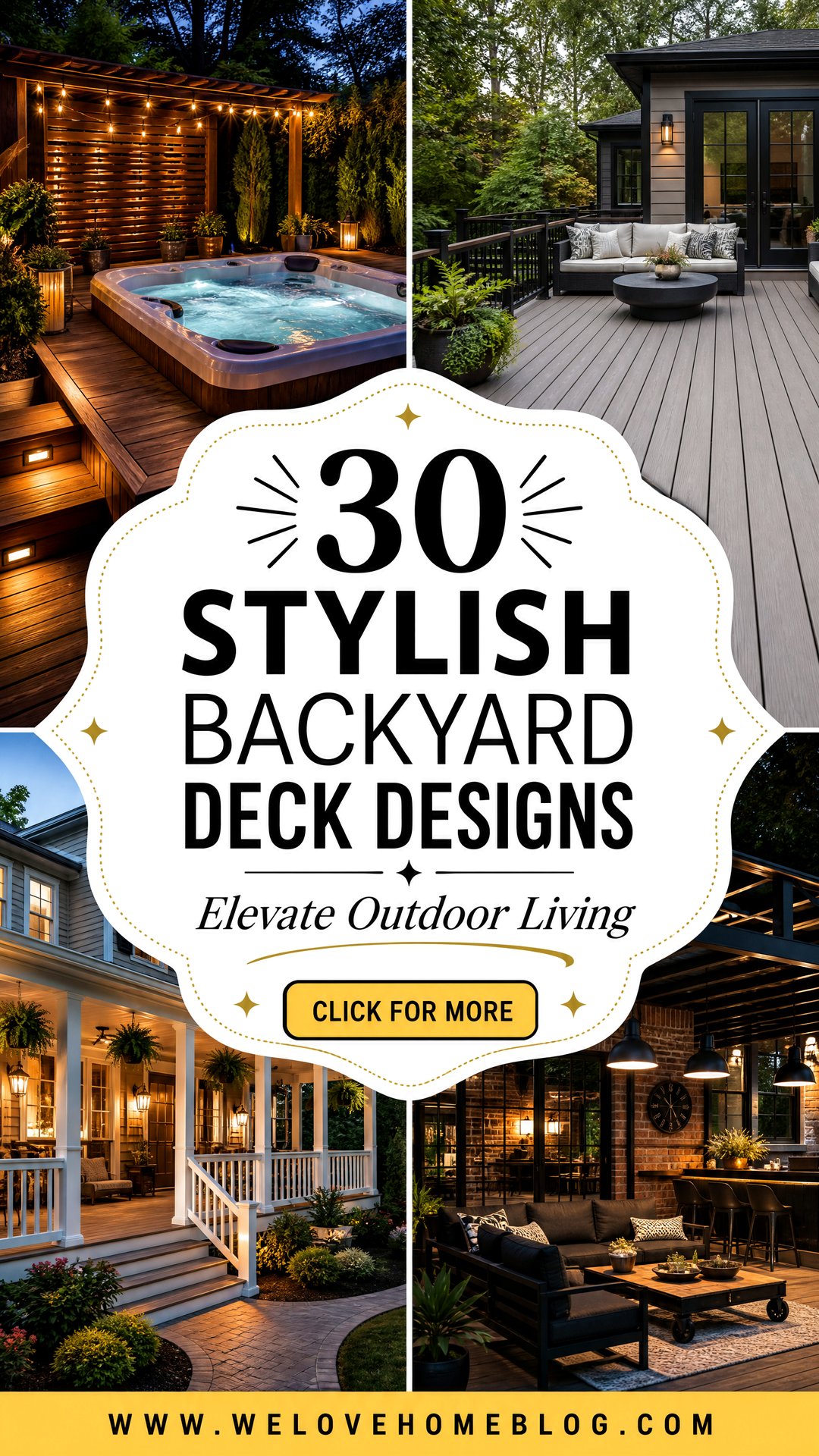 30 Stylish Backyard Deck Designs to Enhance Your Outdoors - 30 Stylish Backyard Deck Designs to Enhance Your Outdoors