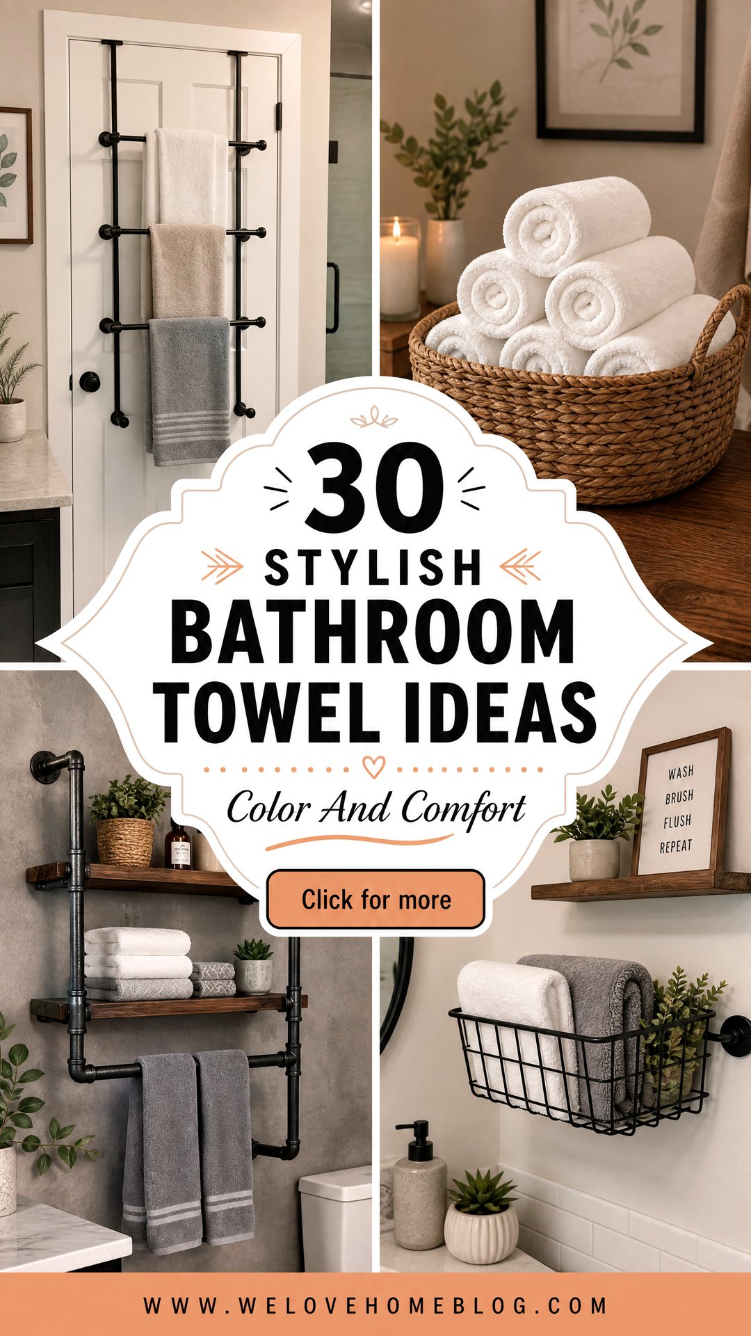 30 Stylish Bathroom Towel Ideas for Color and Comfort - 30 Stylish Bathroom Towel Ideas for Color and Comfort