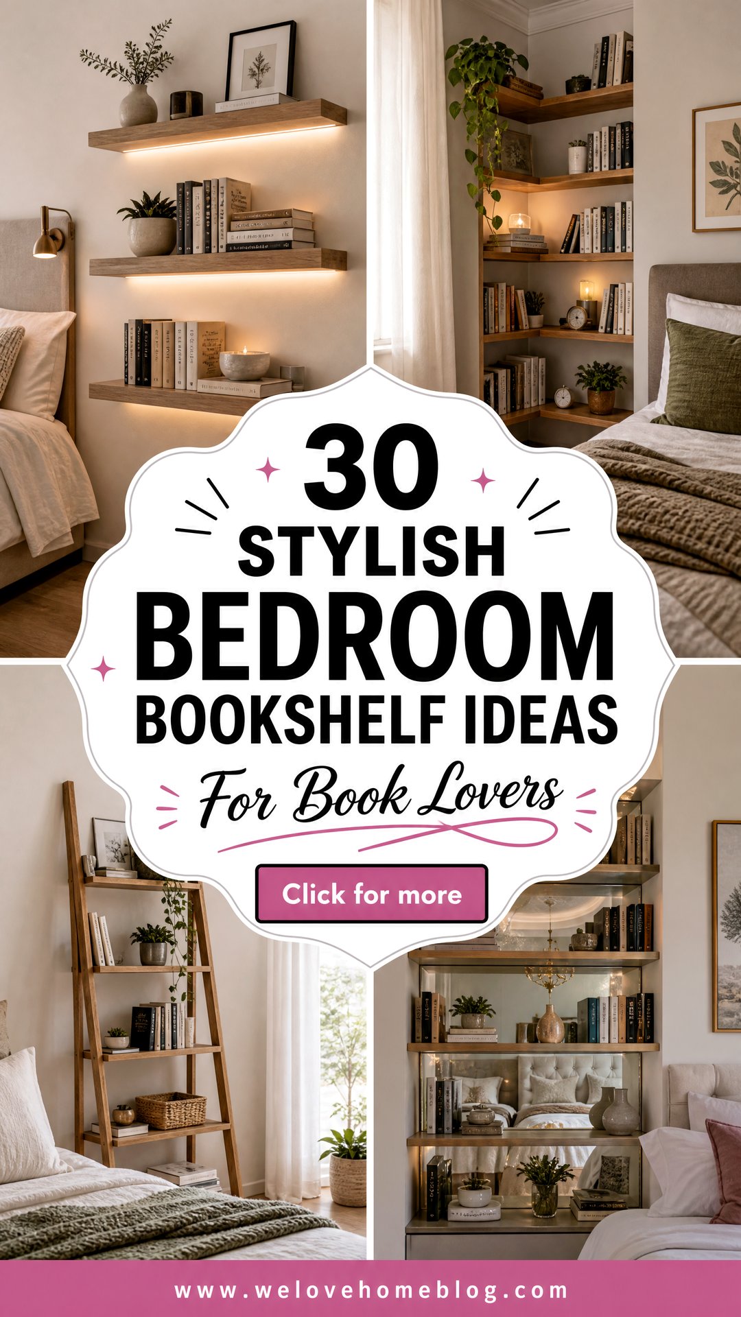 30 Stylish Bedroom Bookshelf Ideas for Book Lovers - 30 Stylish Bedroom Bookshelf Ideas for Book Lovers