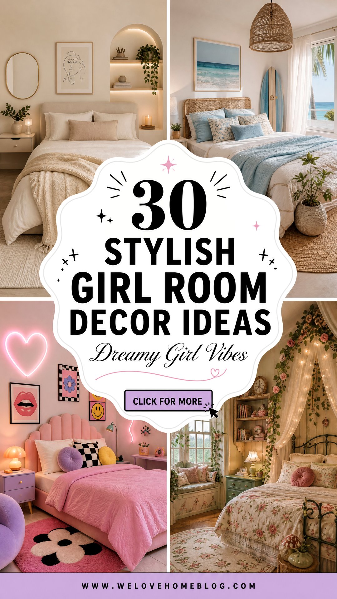 30 Stylish Girl Room Decor Ideas for Every Age and Style - 30 Stylish Girl Room Decor Ideas for Every Age and Style
