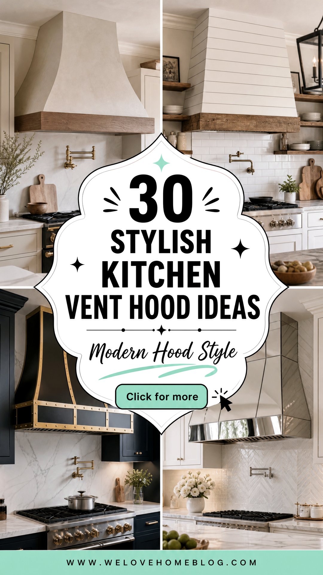 30 Stylish Kitchen Vent Hood Ideas for a Modern Home - 30 Stylish Kitchen Vent Hood Ideas for a Modern Home
