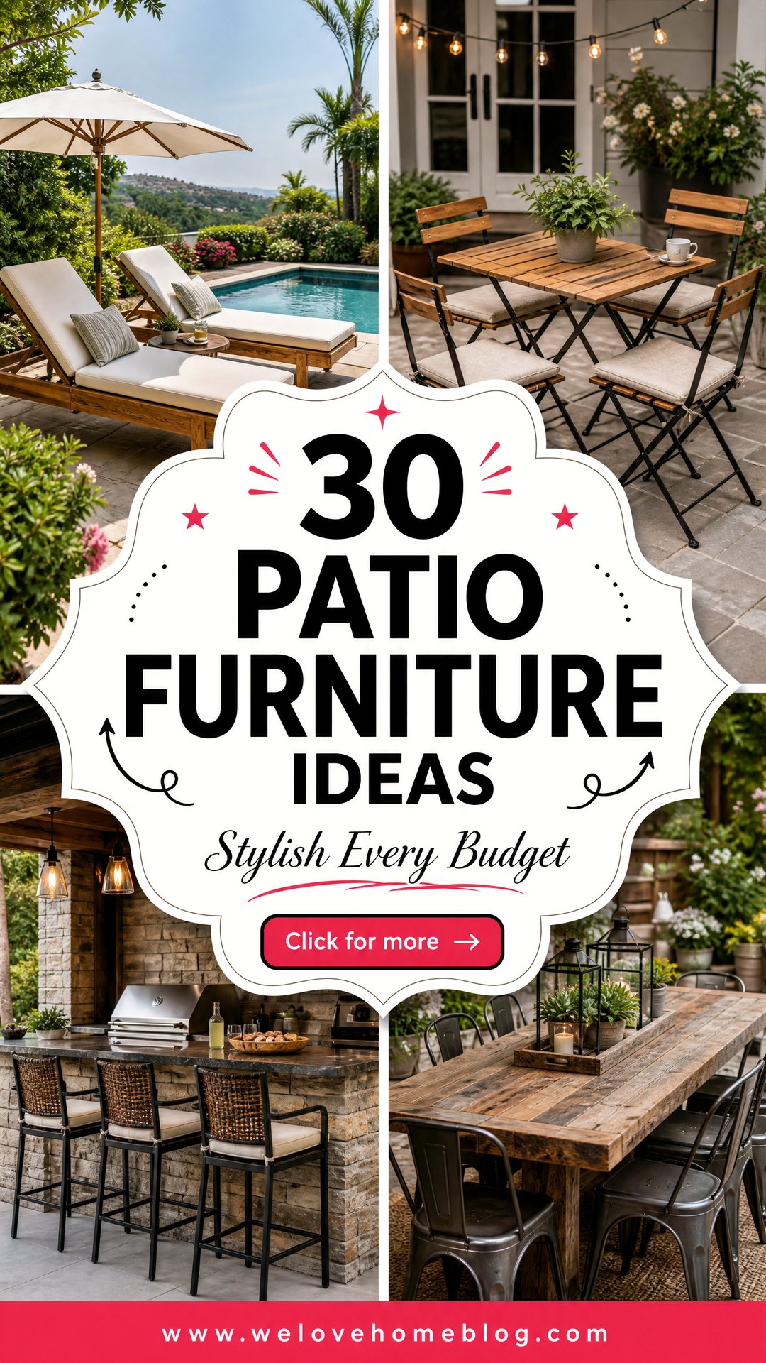 30 Stylish Patio Furniture Ideas for Every Budget - 30 Stylish Patio Furniture Ideas for Every Budget