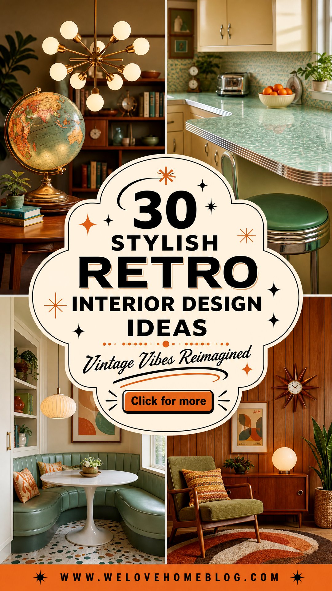 30 Stylish Retro Interior Design Ideas to Inspire You - 30 Stylish Retro Interior Design Ideas to Inspire You