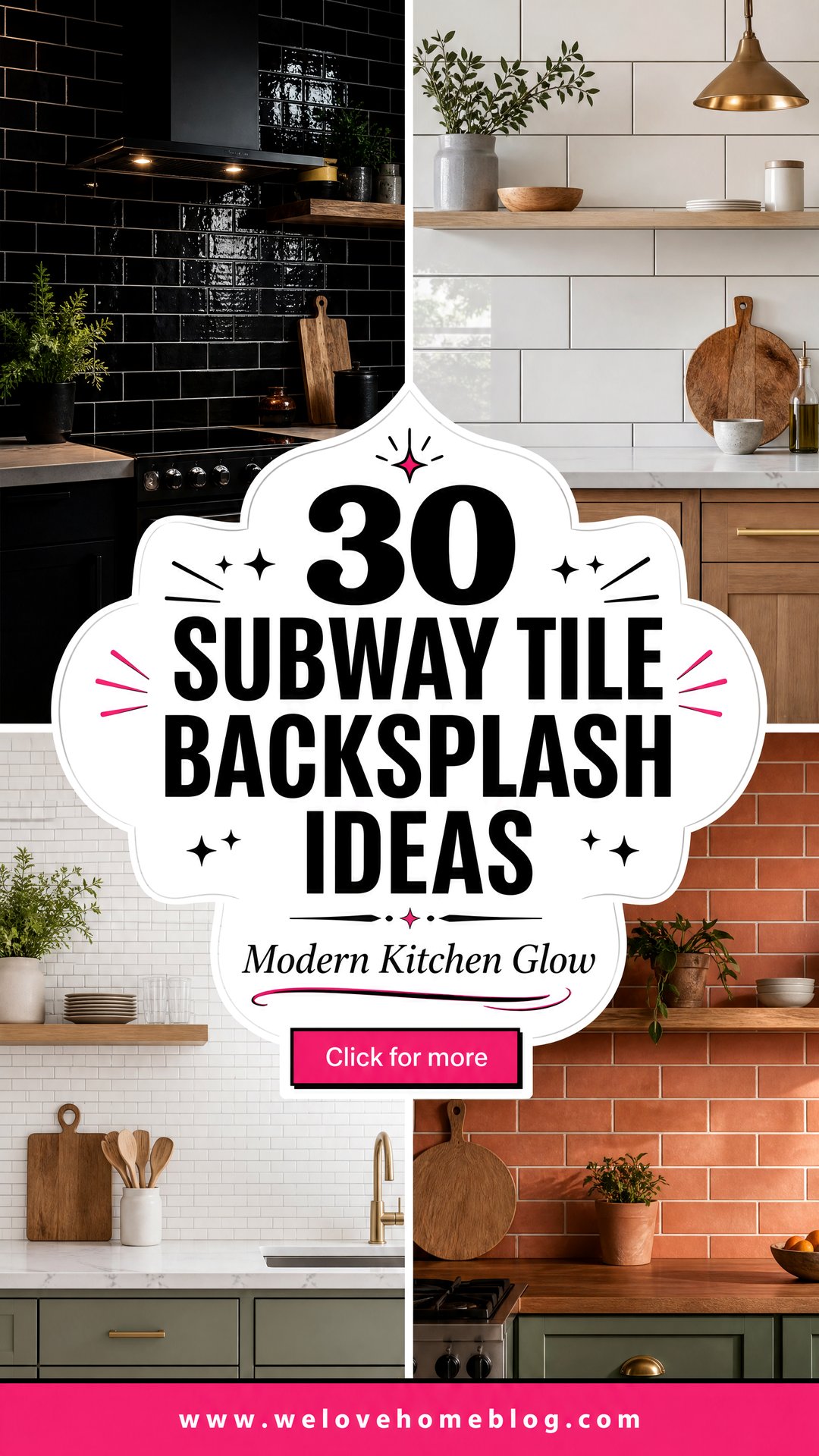 30 Subway Tile Backsplash Ideas for a Modern Kitchen - 30 Subway Tile Backsplash Ideas for a Modern Kitchen