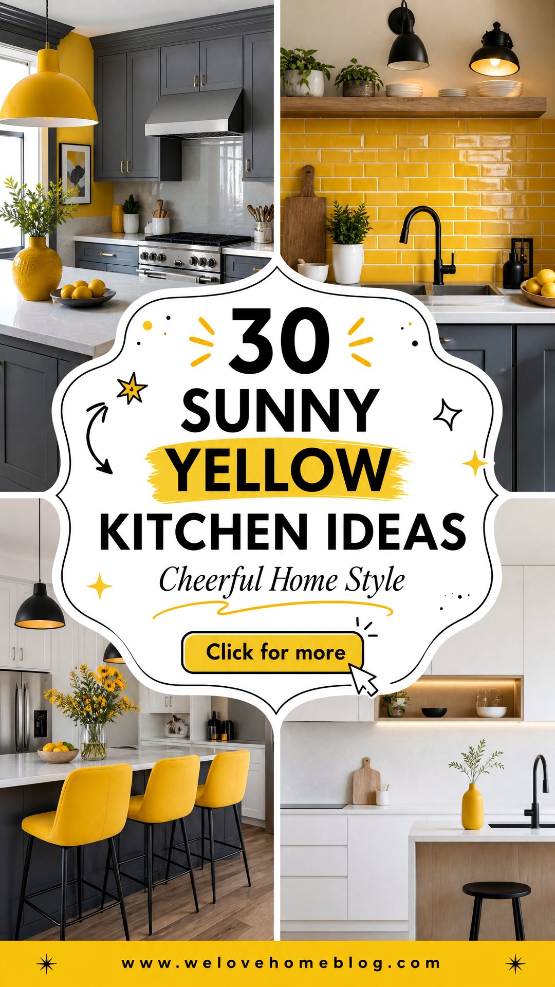 30 Sunny Yellow Kitchen Ideas for a Cheerful Home Style - 30 Sunny Yellow Kitchen Ideas for a Cheerful Home Style