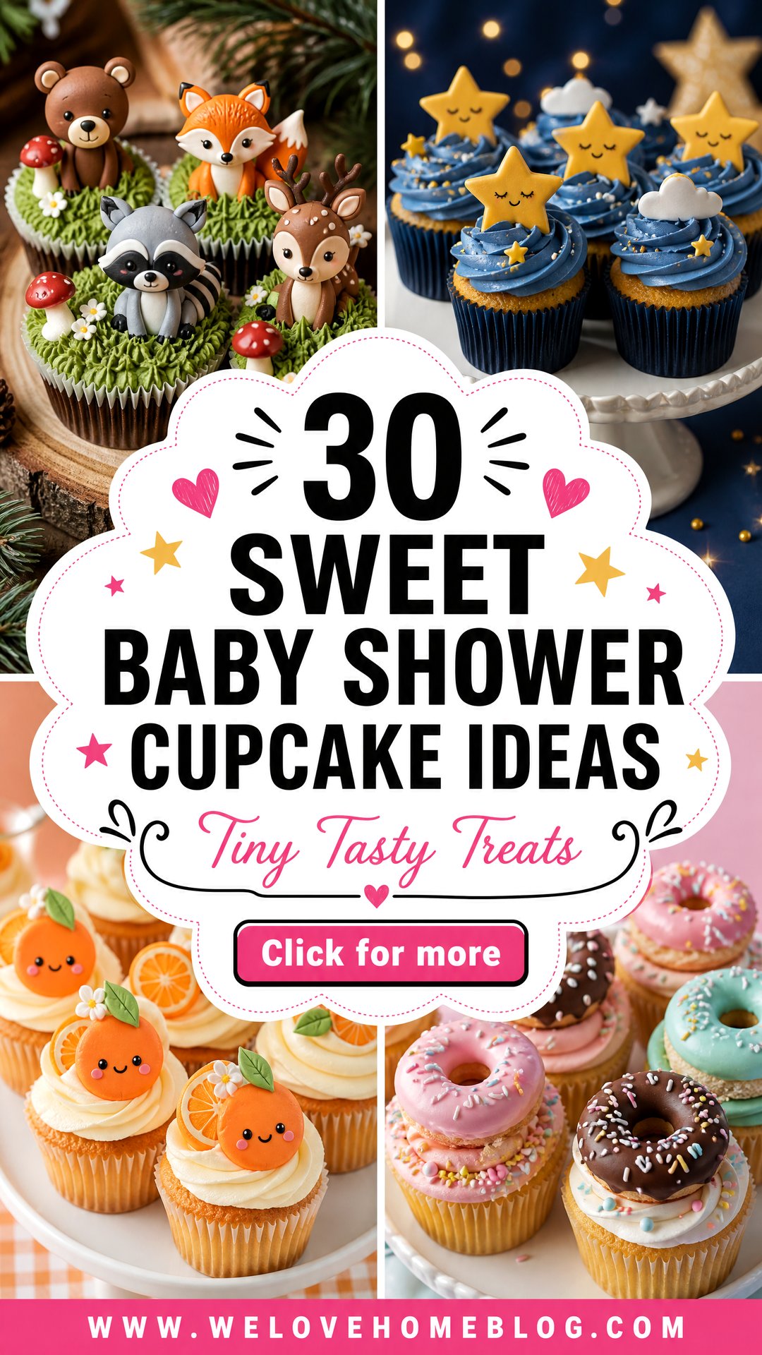30 Sweet Baby Shower Cupcake Ideas for Every Theme - 30 Sweet Baby Shower Cupcake Ideas for Every Theme
