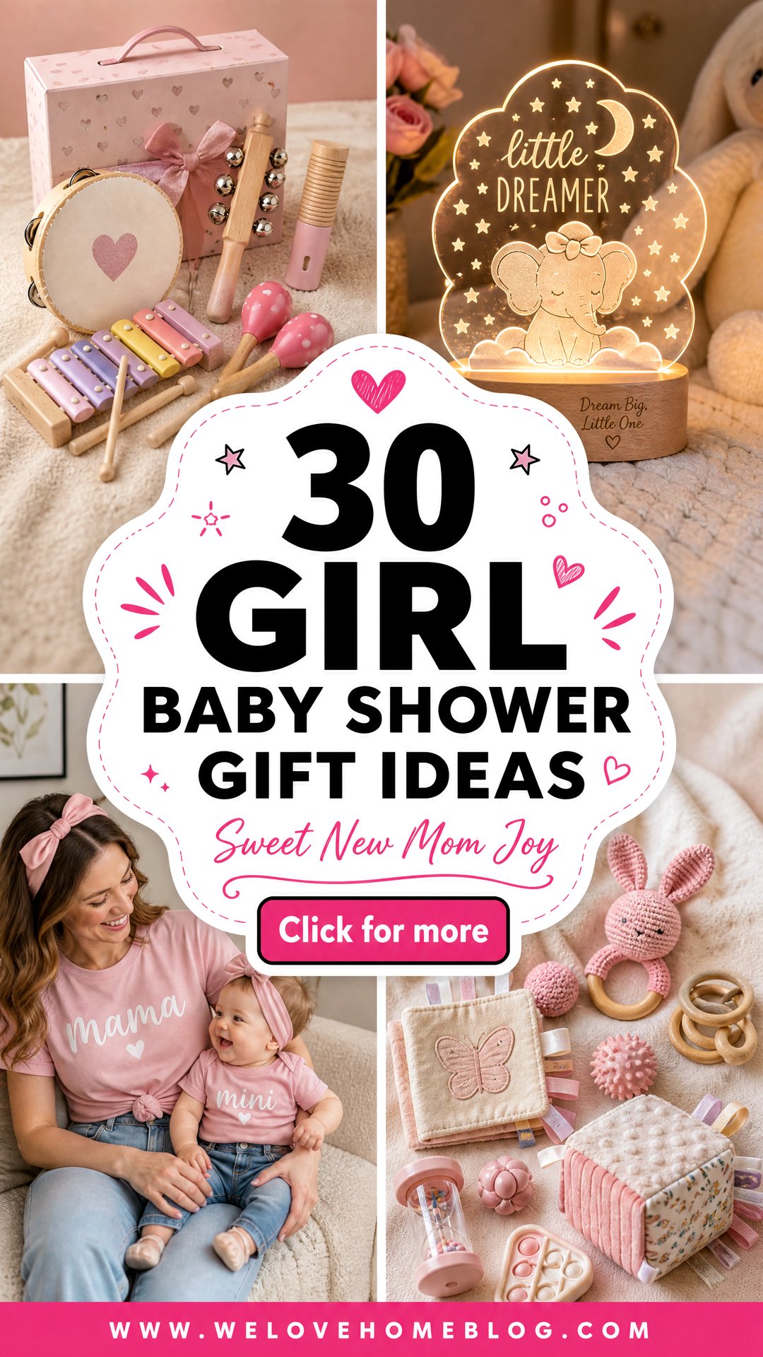 30 Sweet Girl Baby Shower Gift Ideas for New Moms - 30 Sweet Girl Baby Shower Gift Ideas for New Moms