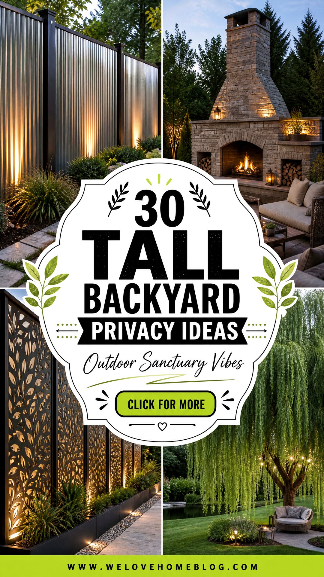 30 Tall Backyard Privacy Ideas for Your Outdoor Sanctuary - 30 Tall Backyard Privacy Ideas for Your Outdoor Sanctuary
