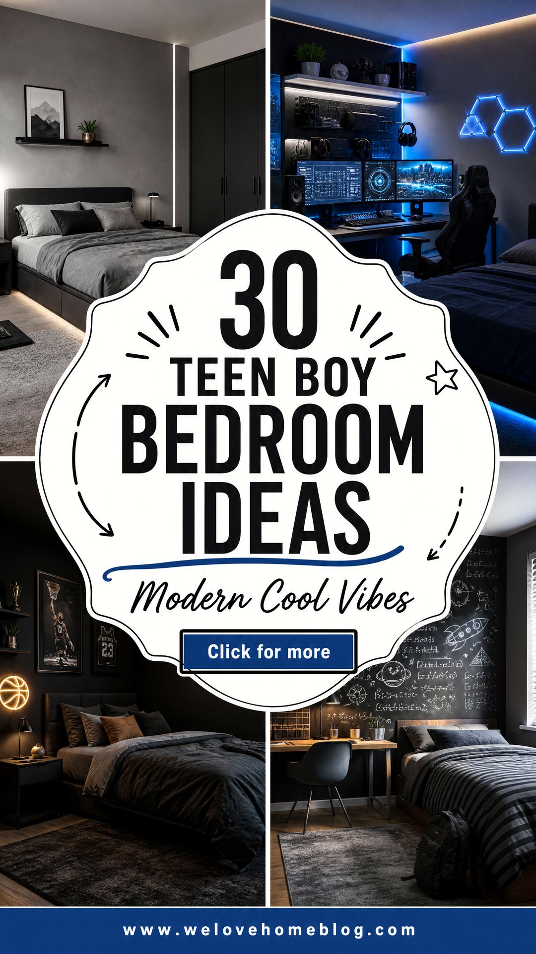 30 Teen Boy Bedroom Ideas for a Modern and Functional Room - 30 Teen Boy Bedroom Ideas for a Modern and Functional Room
