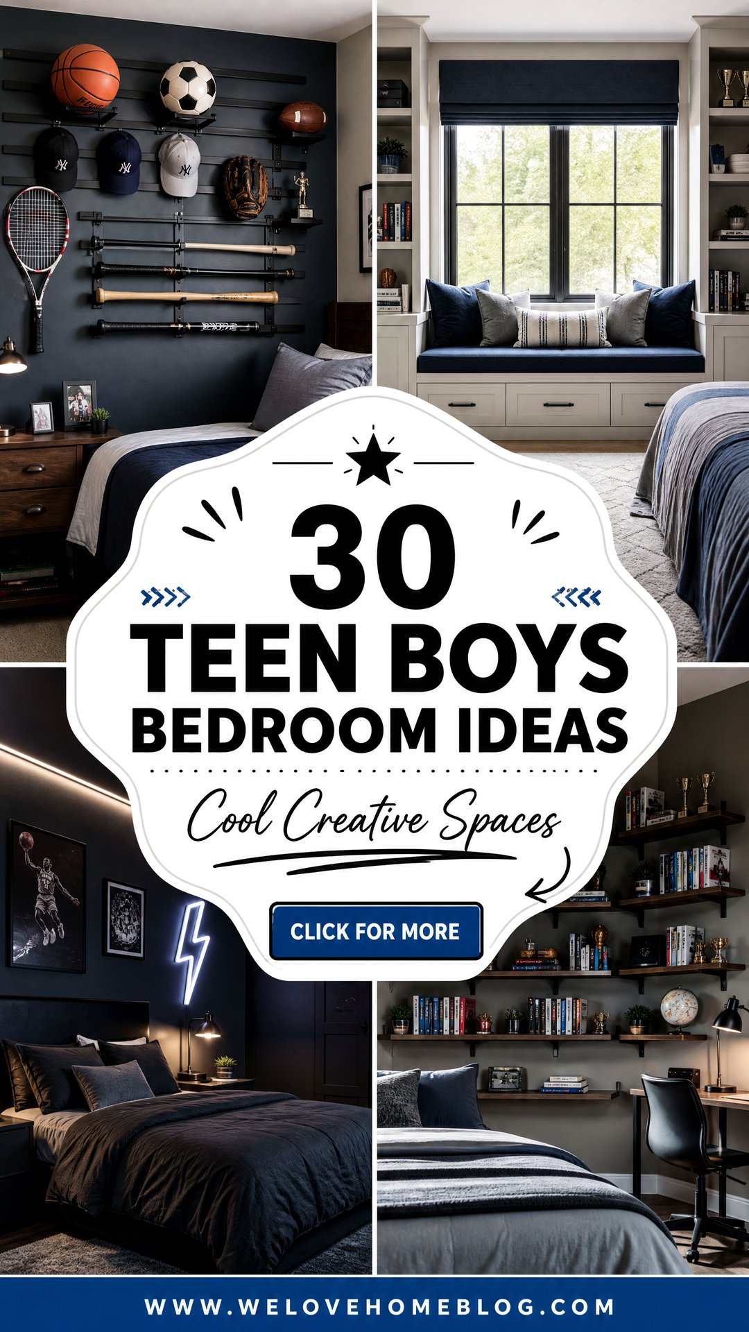 30 Teen Boys Bedroom Ideas for a Cool and Creative Room - 30 Teen Boys Bedroom Ideas for a Cool and Creative Room