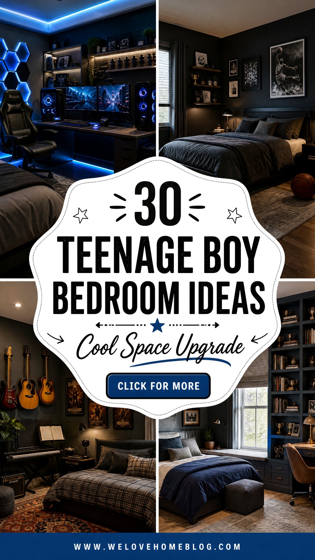 30 Teenage Boy Bedroom Ideas for a Cool Space Upgrade - 30 Teenage Boy Bedroom Ideas for a Cool Space Upgrade