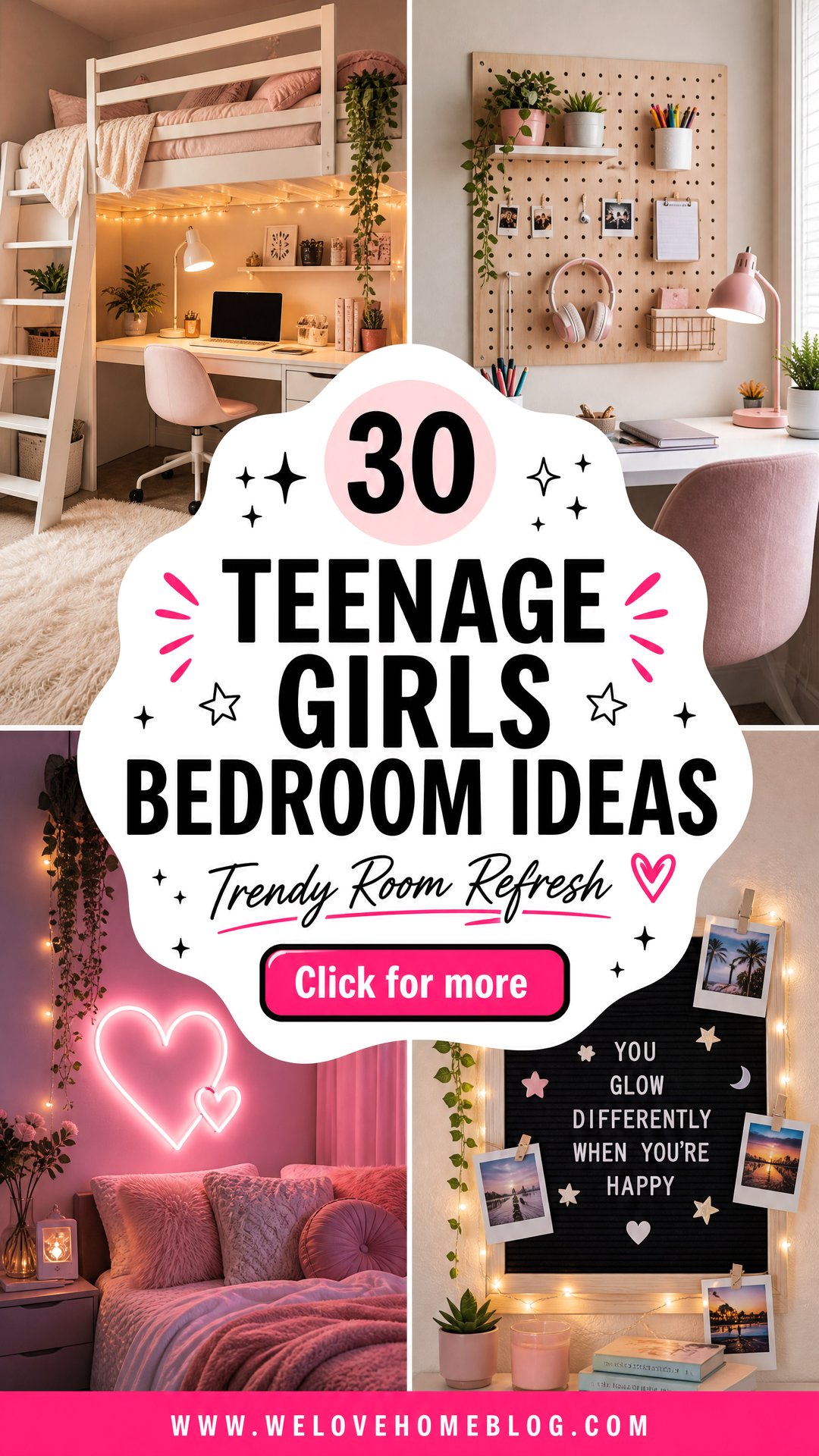 30 Teenage Girls Bedroom Ideas for a Trendy Space Refresh - 30 Teenage Girls Bedroom Ideas for a Trendy Space Refresh