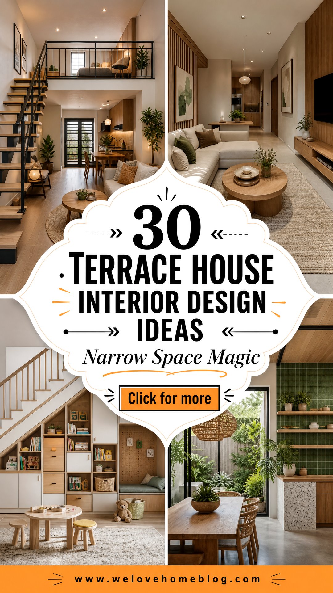 30 Terrace House Interior Design Ideas for Narrow Spaces - 30 Terrace House Interior Design Ideas for Narrow Spaces