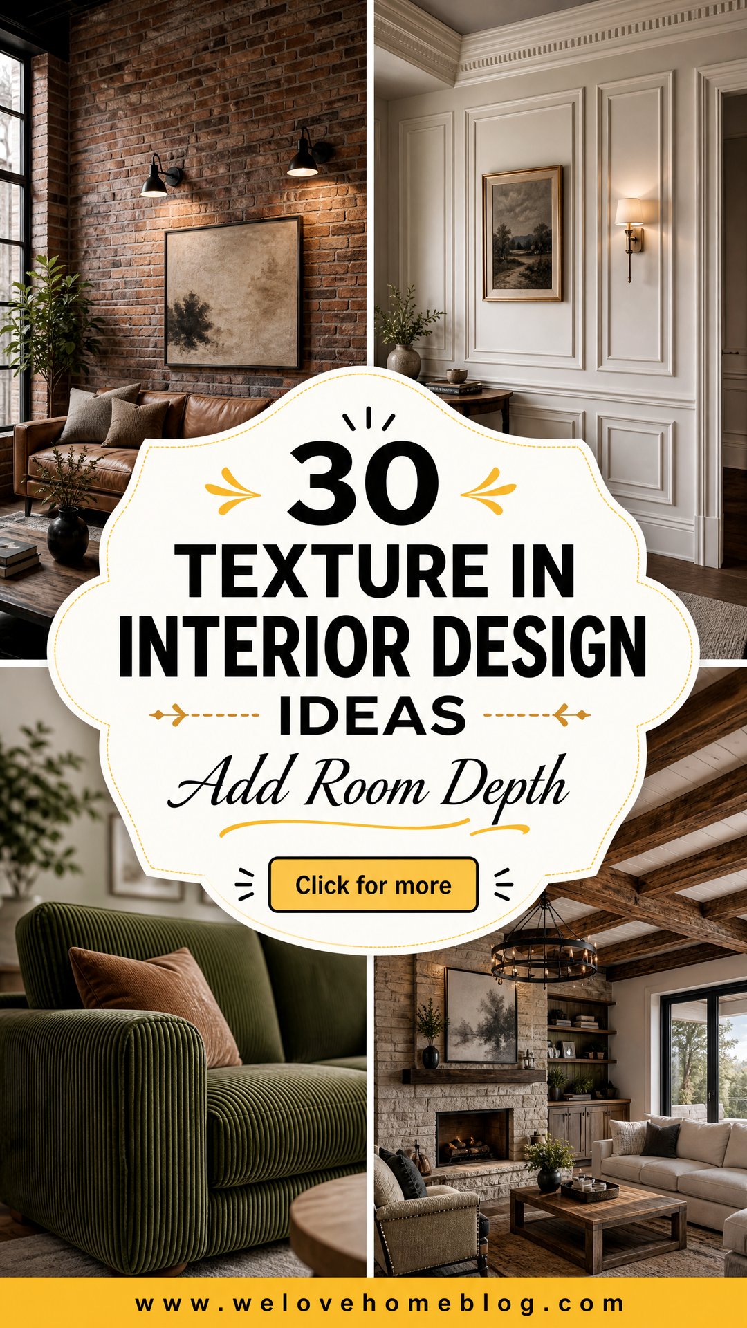 30 Texture in Interior Design Ideas to Add Room Depth - 30 Texture in Interior Design Ideas to Add Room Depth