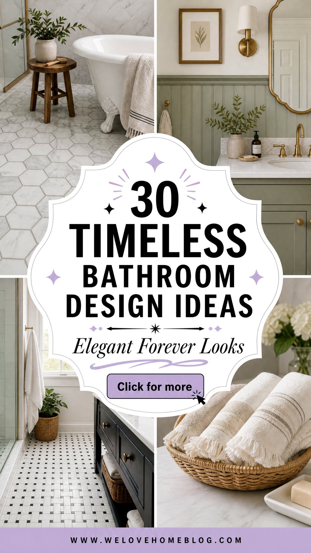 30 Timeless Bathroom Design Ideas for an Elegant Home - 30 Timeless Bathroom Design Ideas for an Elegant Home