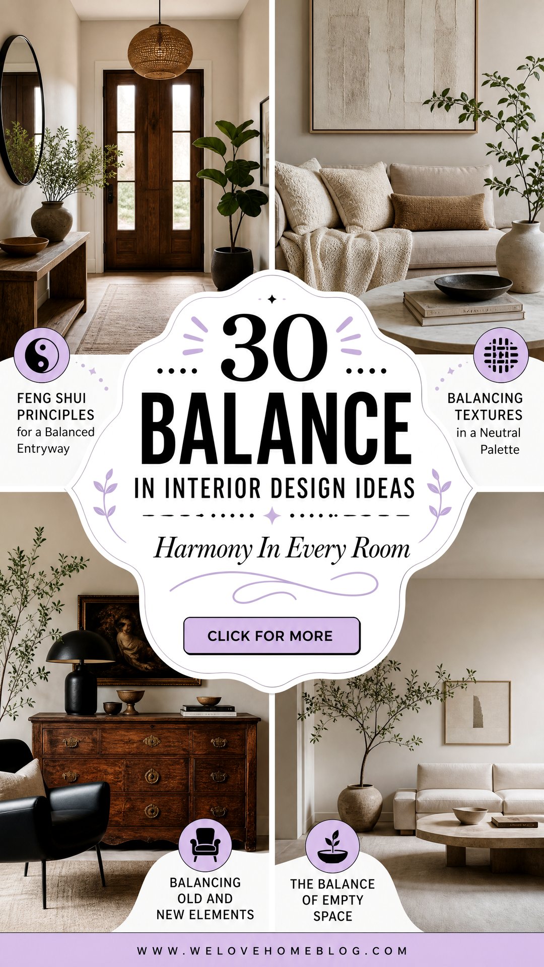 30 Tips for Balance in Interior Design Ideas and Decor - 30 Tips for Balance in Interior Design Ideas and Decor