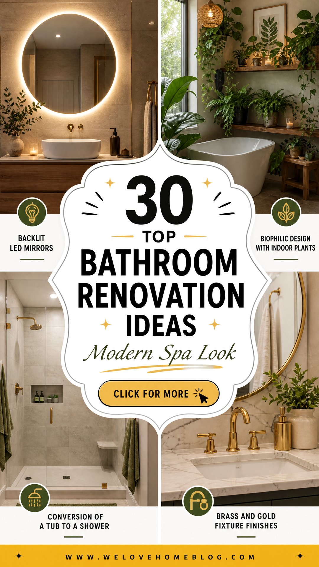 30 Top Bathroom Renovation Ideas for a Modern Look - 30 Top Bathroom Renovation Ideas for a Modern Look