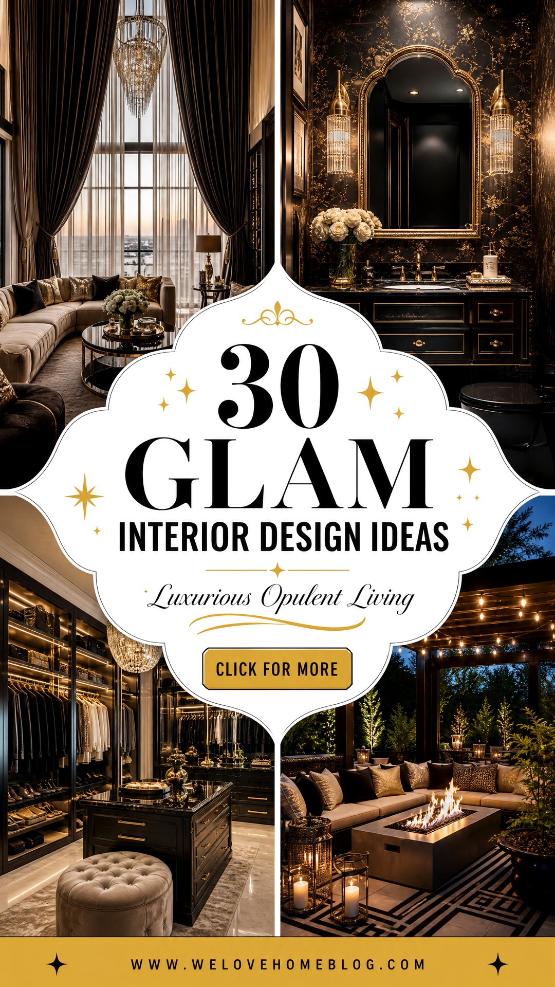 30 Top Glam Interior Design Ideas for a Luxurious Home - 30 Top Glam Interior Design Ideas for a Luxurious Home