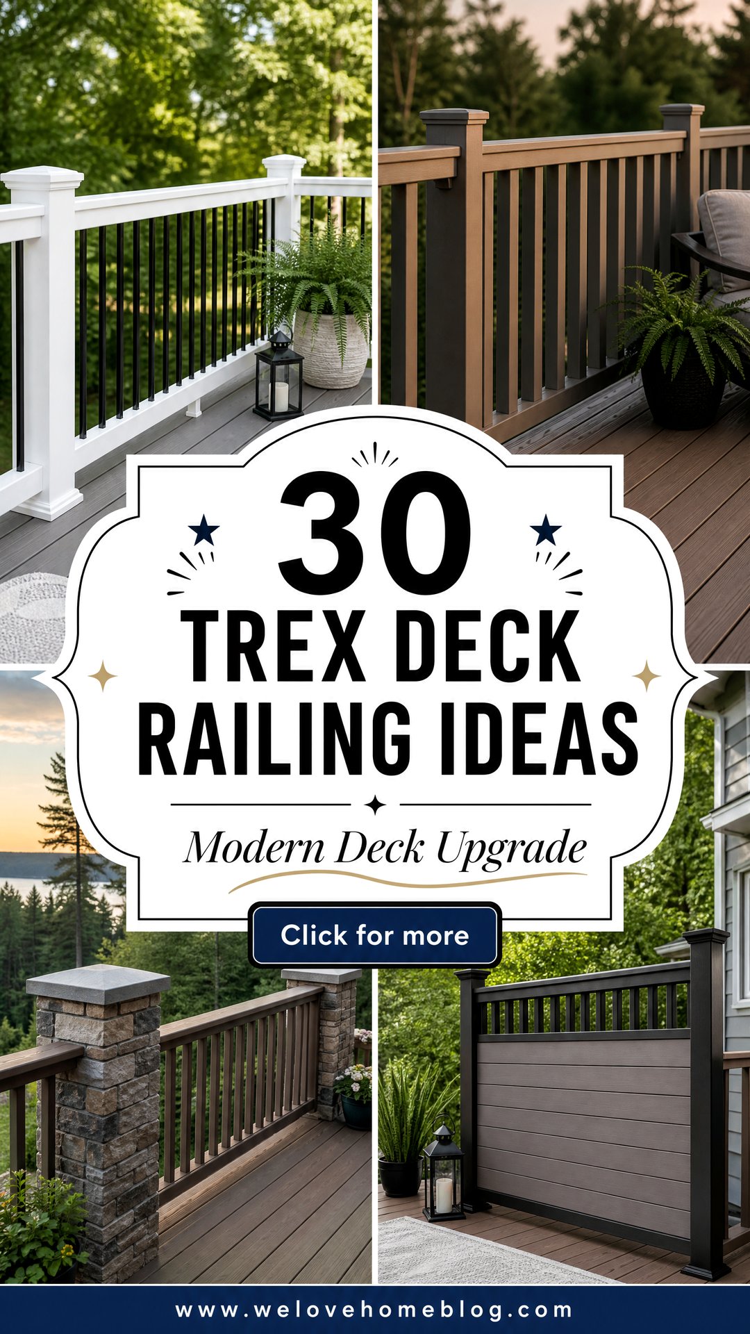 30 Trex Deck Railing Ideas for a Modern Upgrade - 30 Trex Deck Railing Ideas for a Modern Upgrade