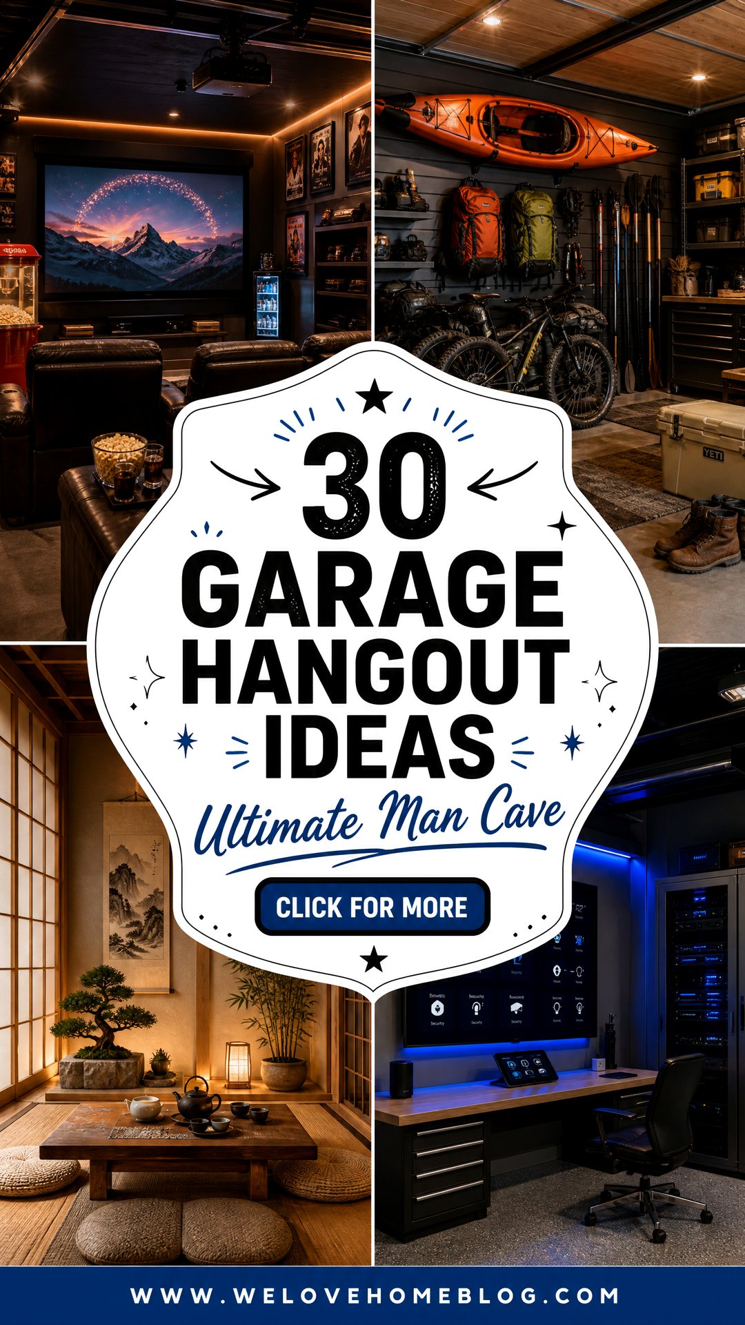 30 Ultimate Garage Hangout Ideas for Your Man Cave - 30 Ultimate Garage Hangout Ideas for Your Man Cave