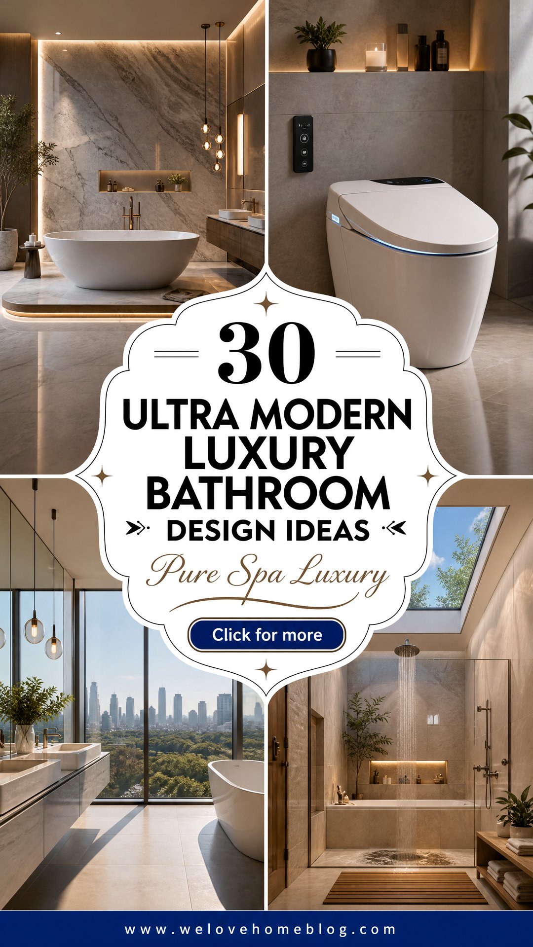 30 Ultra Modern Luxury Bathroom Design Ideas for You - 30 Ultra Modern Luxury Bathroom Design Ideas for You