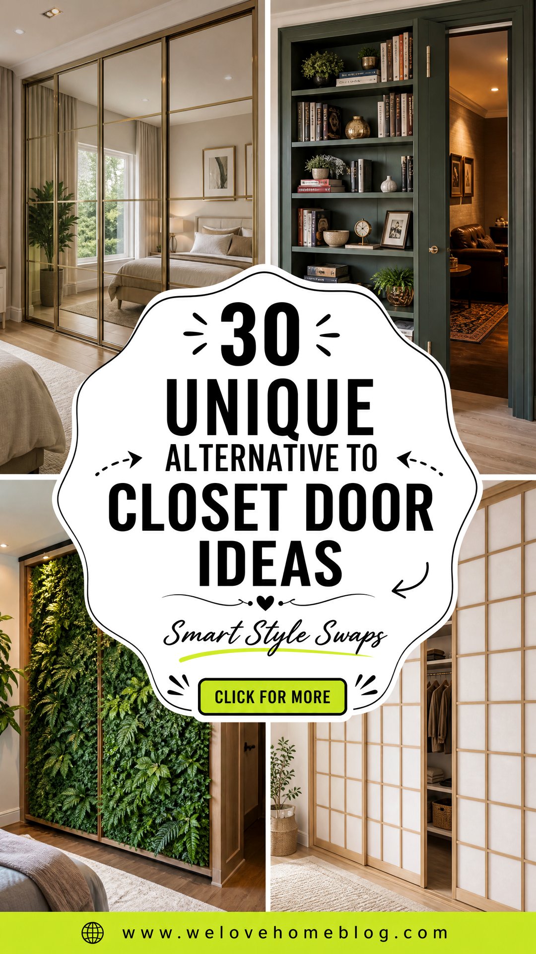 30 Unique Alternative to Closet Door Ideas for You - 30 Unique Alternative to Closet Door Ideas for You