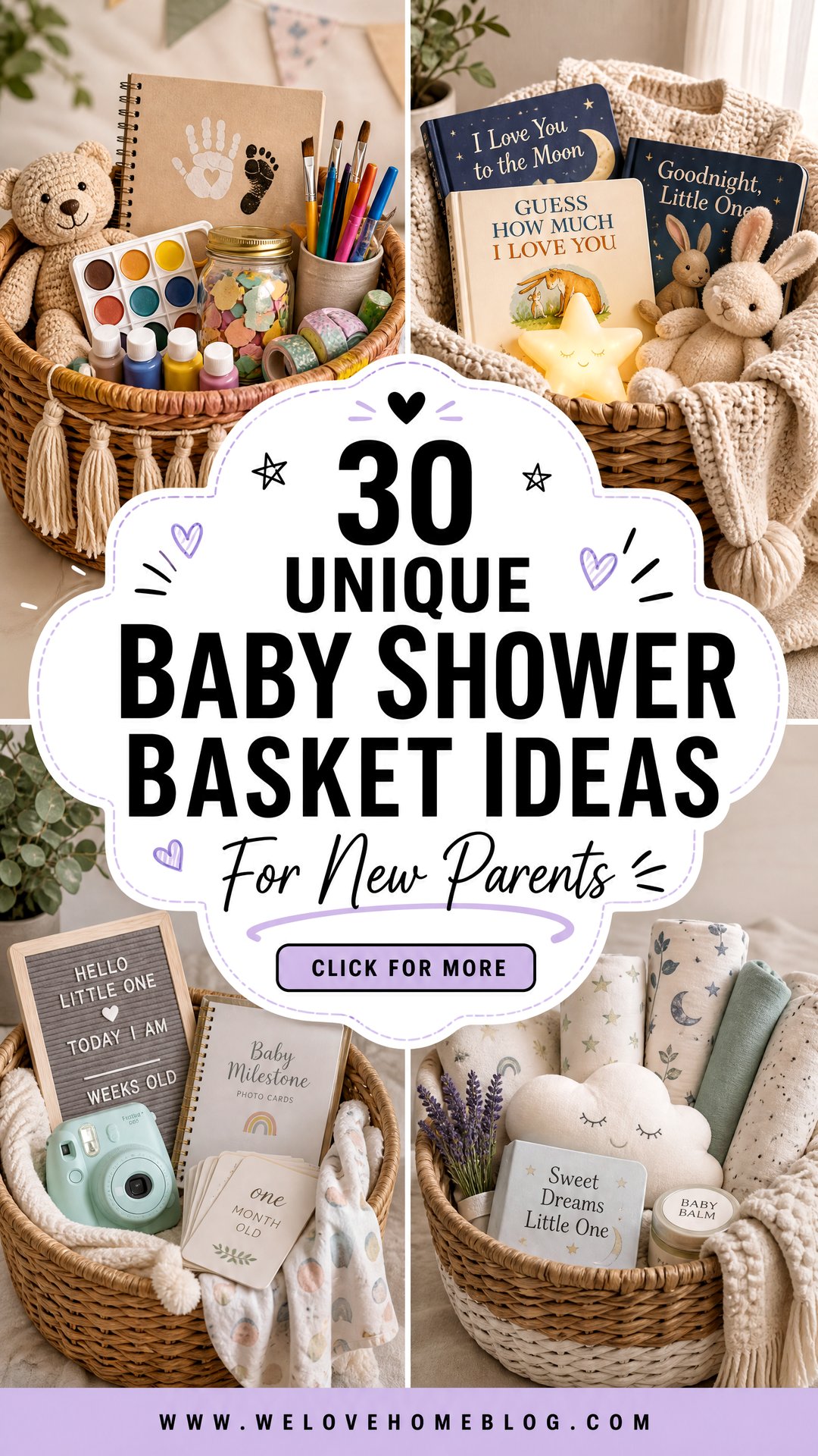 30 Unique Baby Shower Basket Ideas for New Parents - 30 Unique Baby Shower Basket Ideas for New Parents