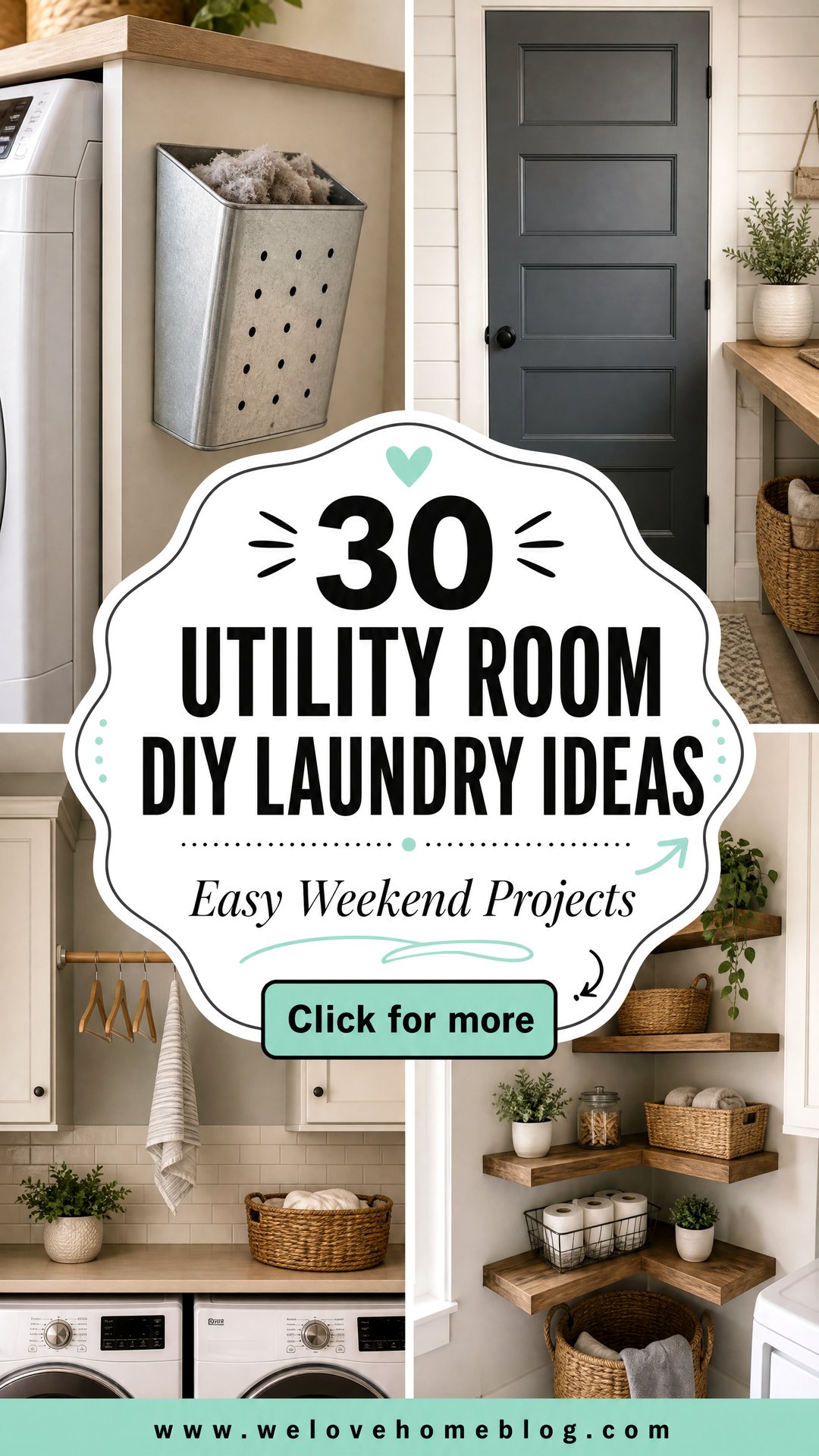 30 Utility Room DIY Small Laundry Room Ideas to Try - 30 Utility Room DIY Small Laundry Room Ideas to Try