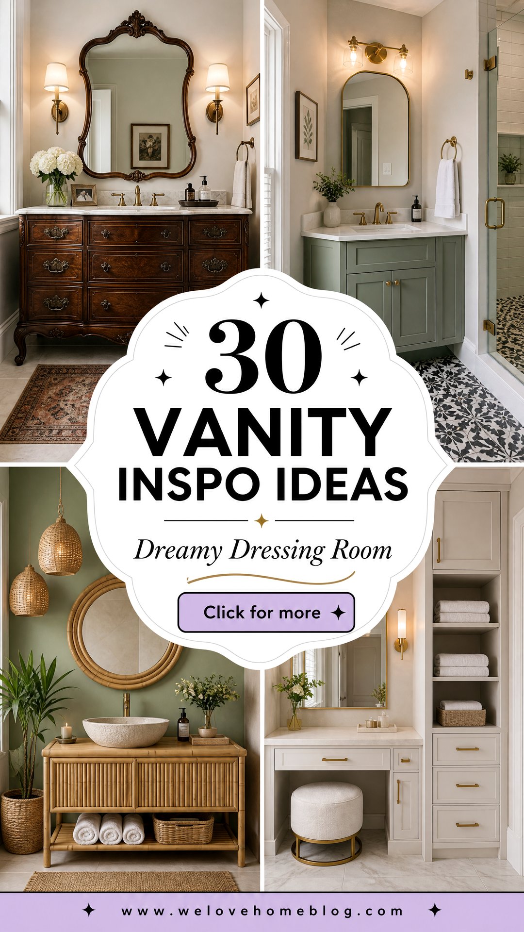 30 Vanity Inspo Ideas for a Dreamy Dressing Room - 30 Vanity Inspo Ideas for a Dreamy Dressing Room