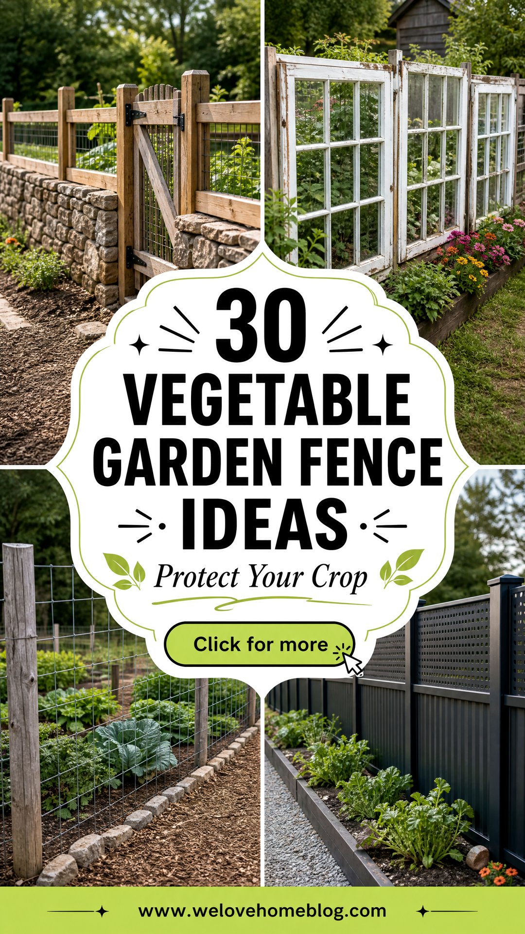30 Vegetable Garden Fence Ideas to Protect Your Crop - 30 Vegetable Garden Fence Ideas to Protect Your Crop