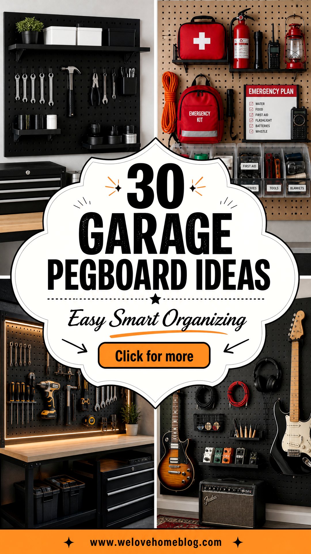 30 Versatile Garage Pegboard Ideas for Easy Organizing - 30 Versatile Garage Pegboard Ideas for Easy Organizing