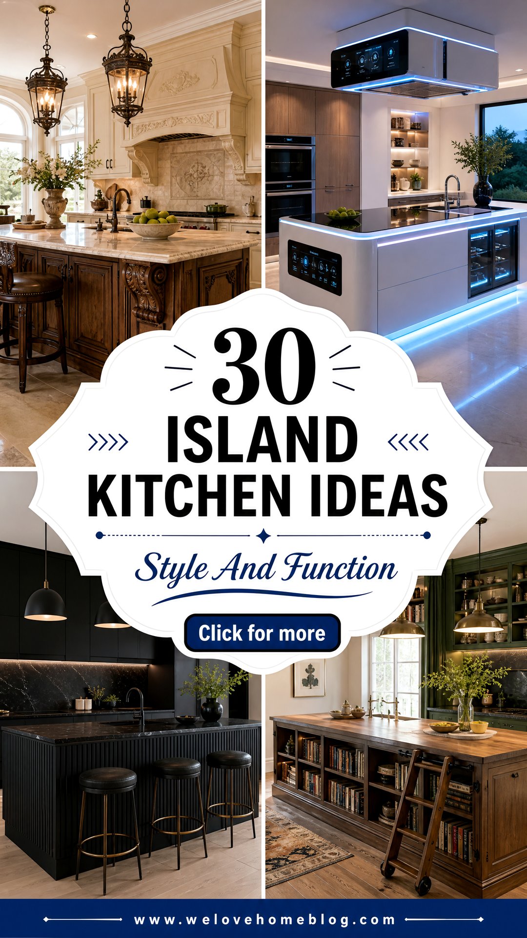 30 Versatile Island Kitchen Ideas for Style and Function - 30 Versatile Island Kitchen Ideas for Style and Function