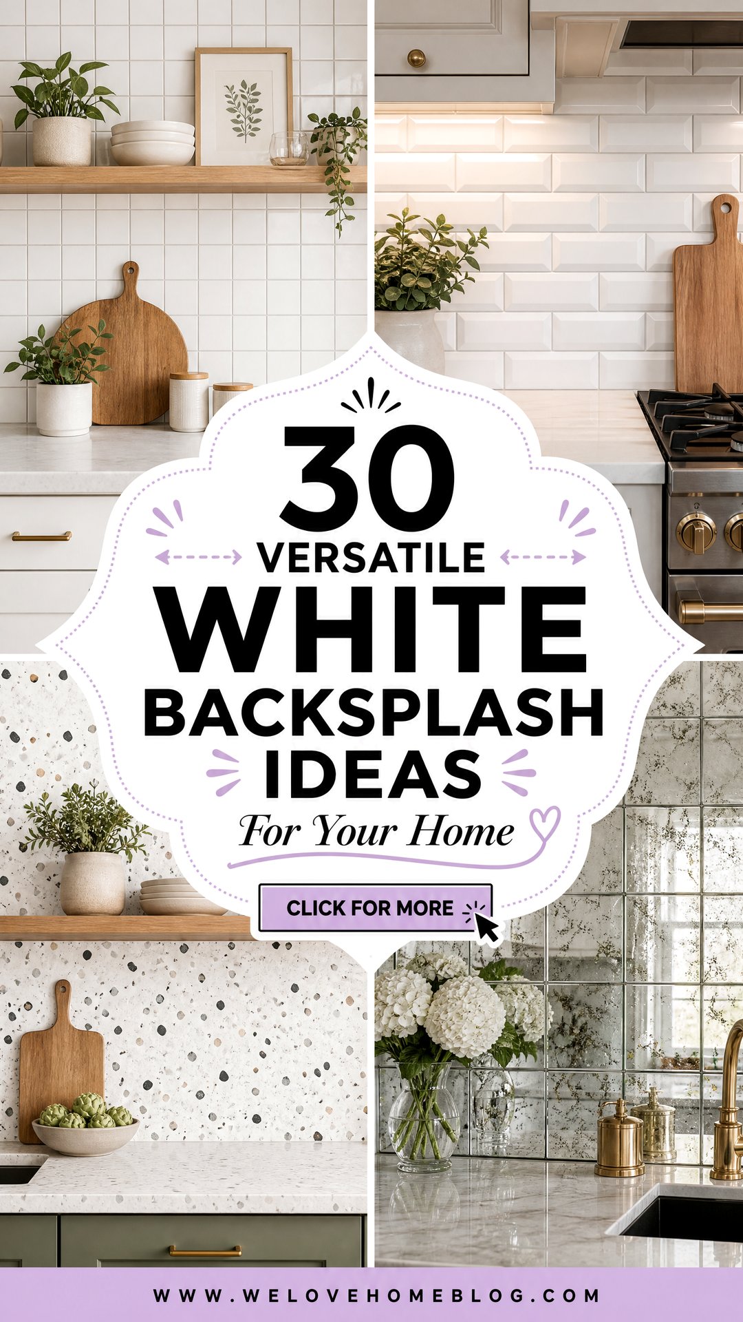 30 Versatile White Backsplash Ideas for Your Home - 30 Versatile White Backsplash Ideas for Your Home